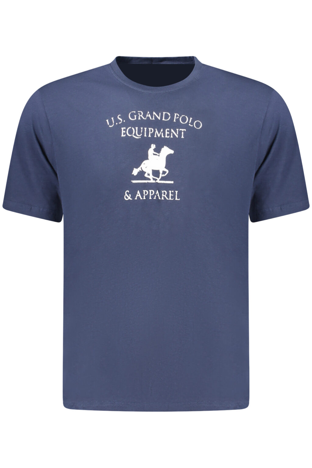 usgrandpolot-shirtmanichecorteuomoblu_1 US GRAND vyriški marškinėliai trumpomis rankovėmis, mėlyni