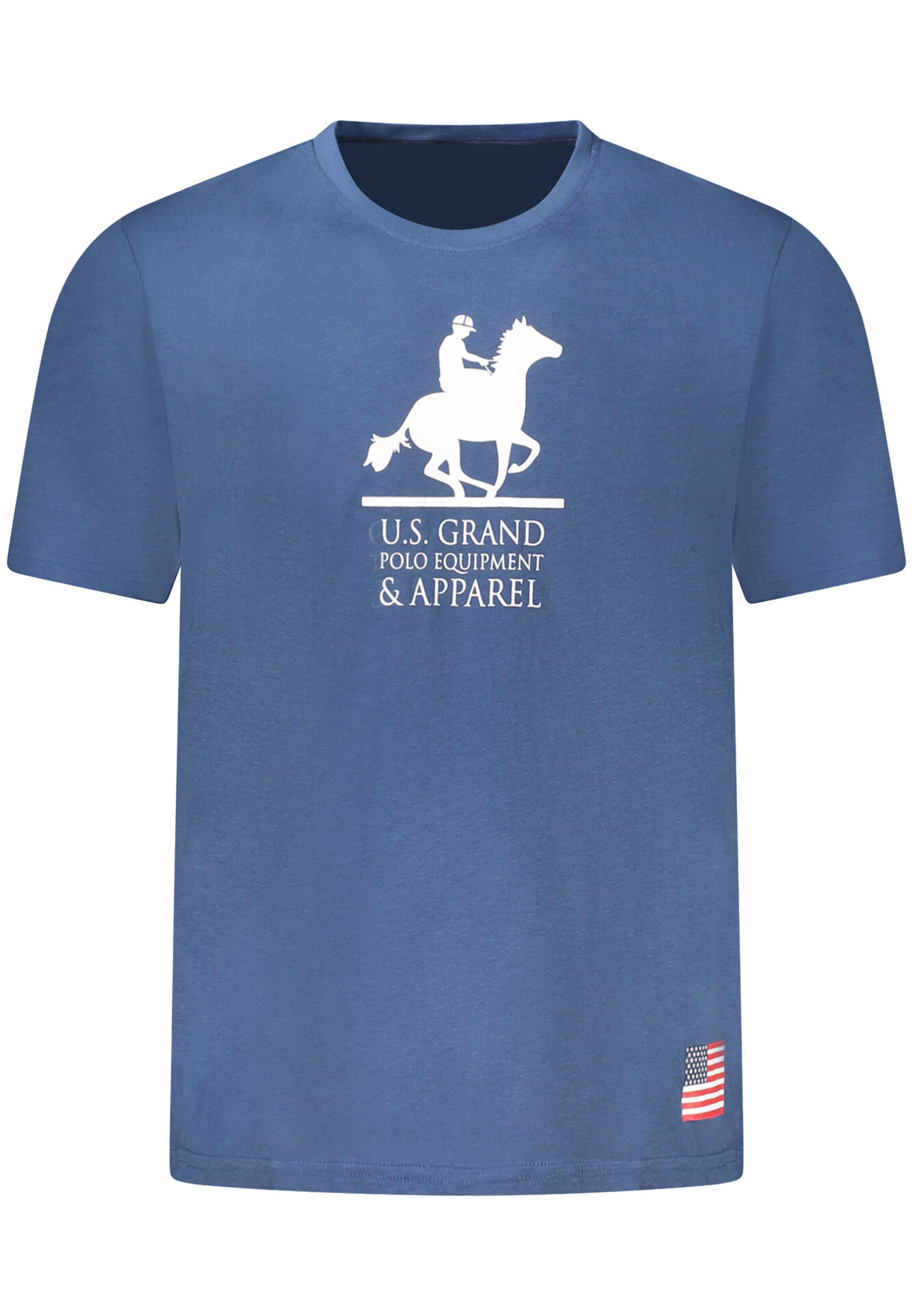 US GRAND MEN'S SHORT-SLEEVE T-SHIRT BLUE
