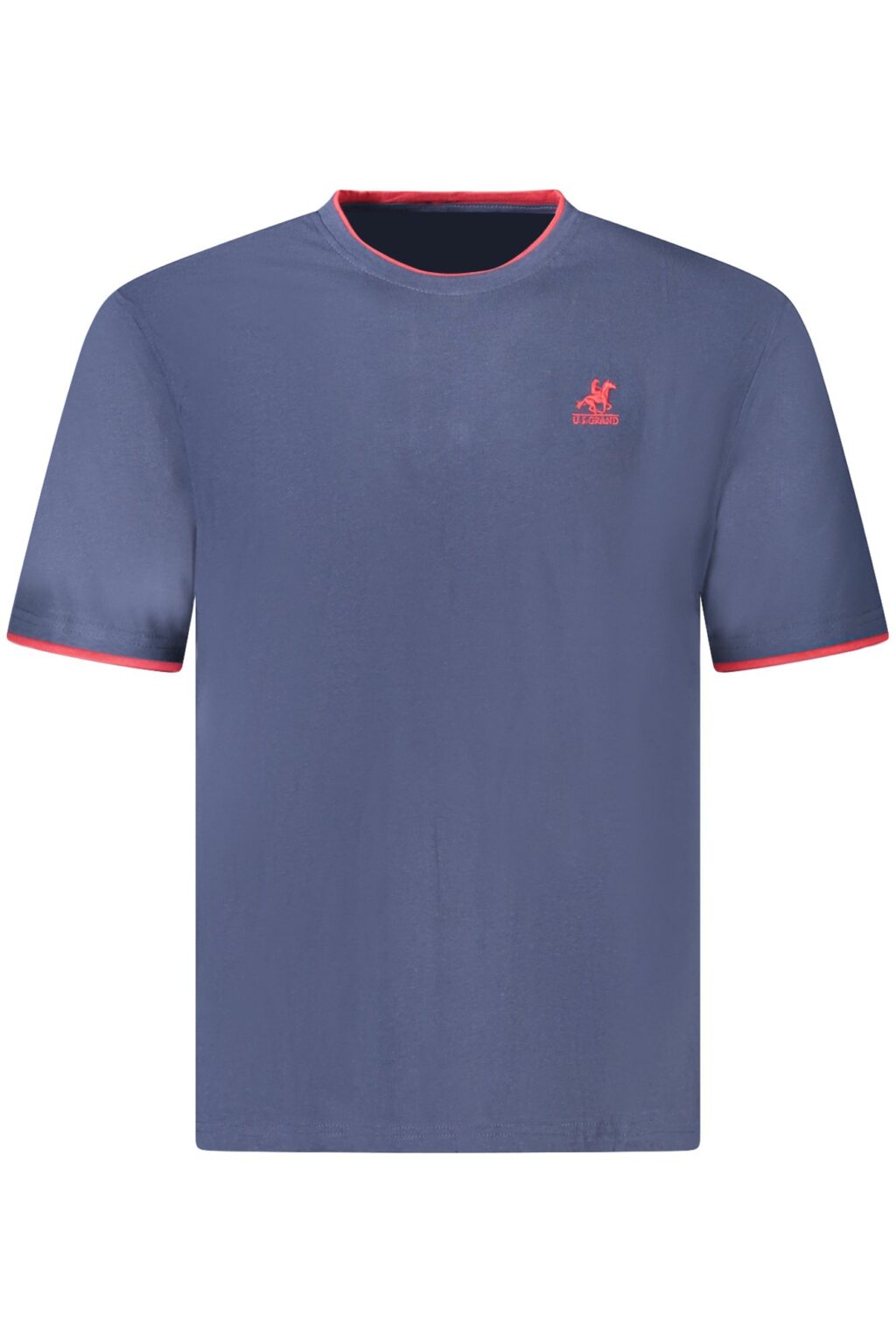 usgrandpolot-shirtmanichecorteuomoblu_1 US GRAND vyriški marškinėliai trumpomis rankovėmis, mėlyni