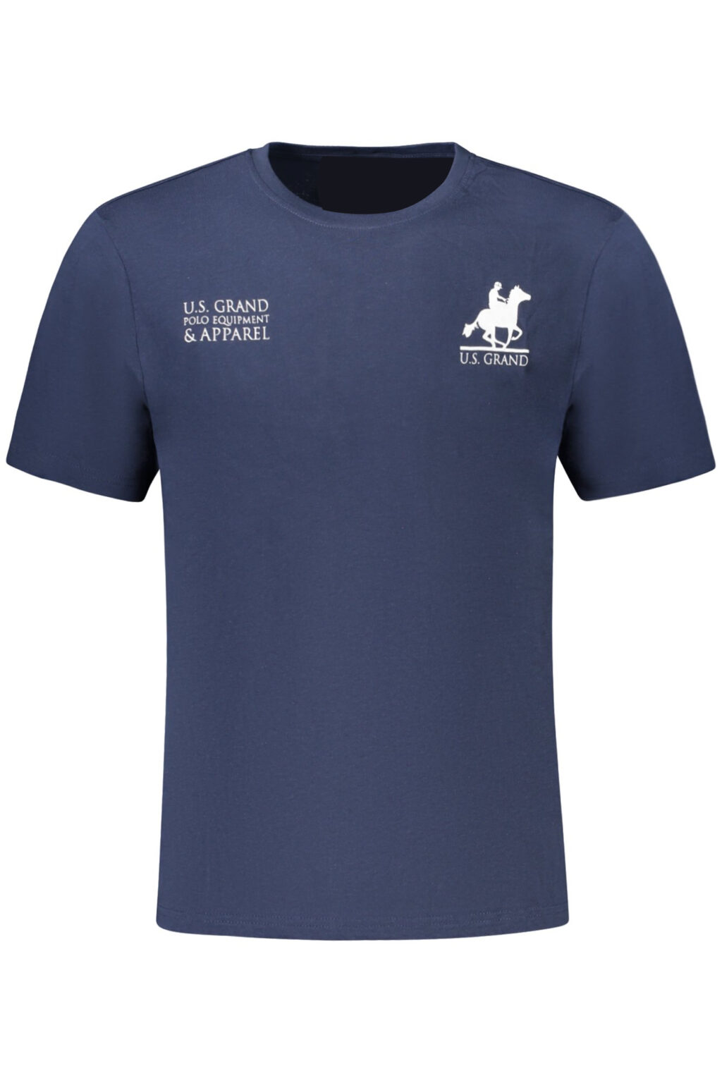 usgrandpolot-shirtmanichecorteuomoblu_1 US GRAND vyriški marškinėliai trumpomis rankovėmis, mėlyni