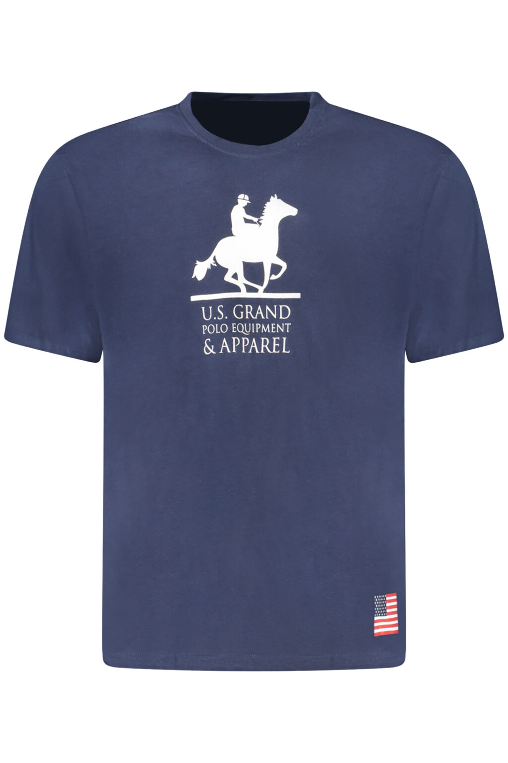usgrandpolot-shirtmanichecorteuomoblu_1 US GRAND vyriški marškinėliai trumpomis rankovėmis, mėlyni