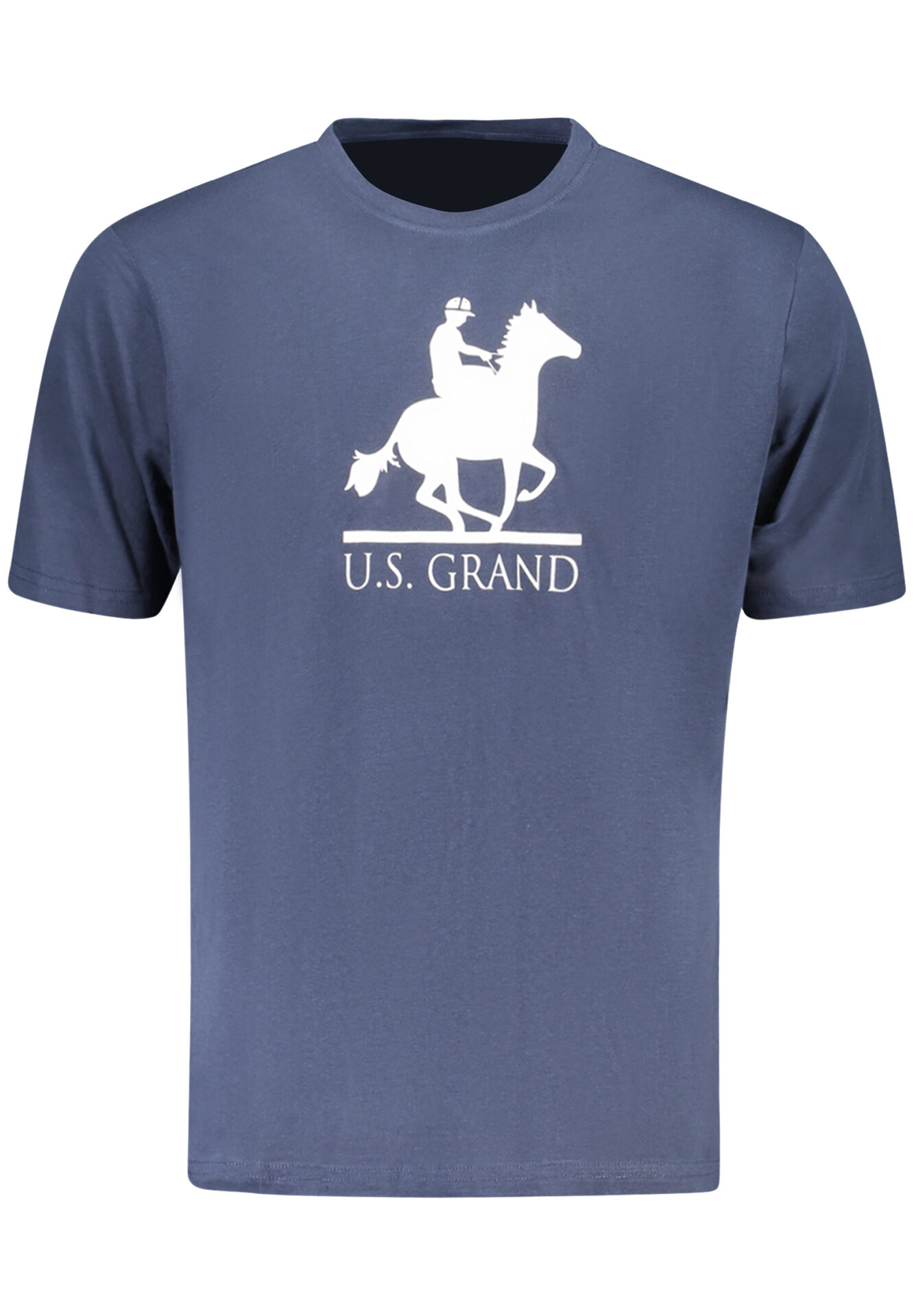 US GRAND MEN'S SHORT-SLEEVE T-SHIRT BLUE