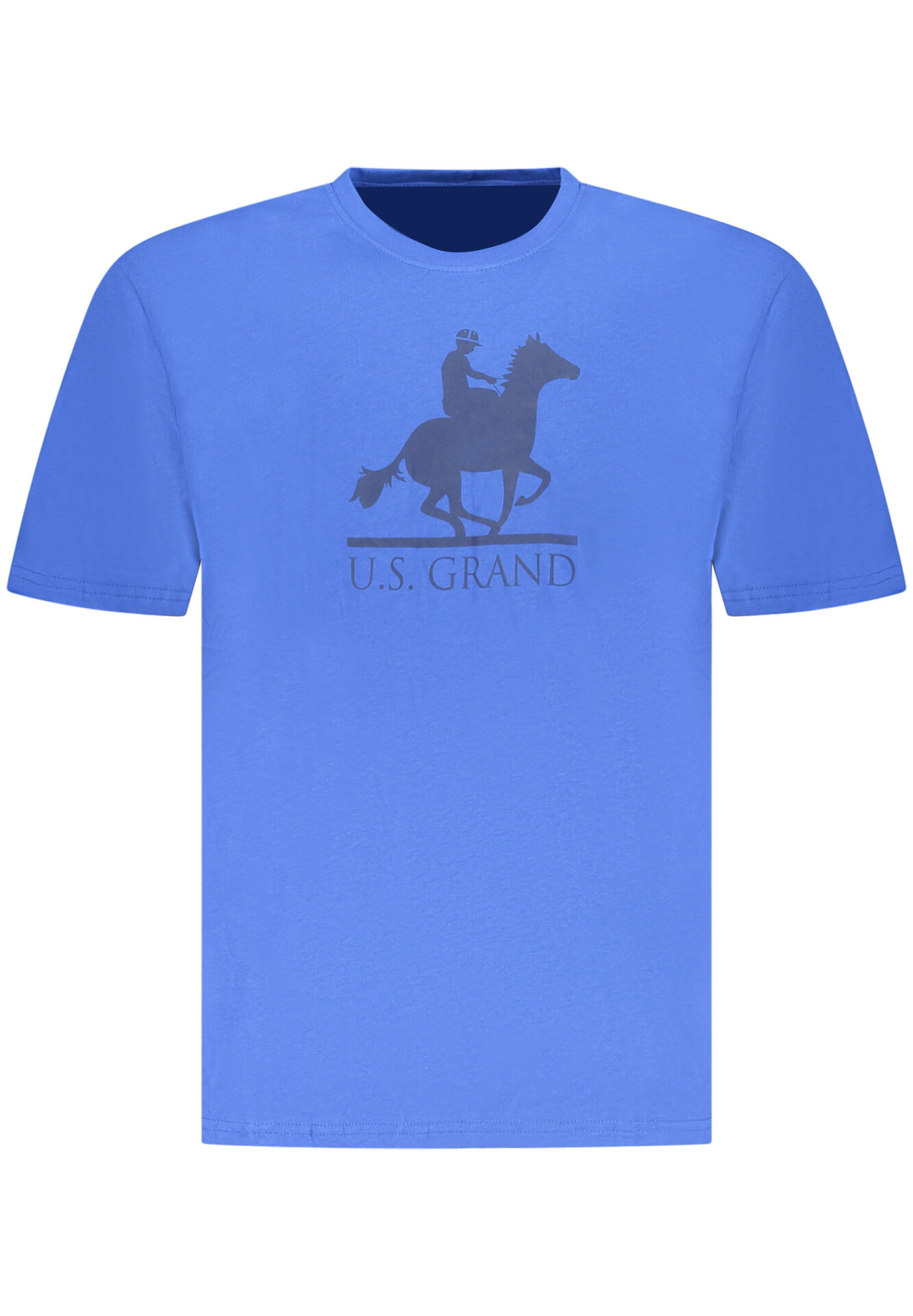 US GRAND MEN'S SHORT-SLEEVE T-SHIRT BLUE