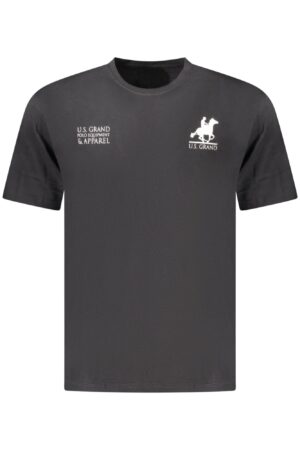 US GRAND MEN'S BLACK SHORT-SLEEVE T-SHIRT