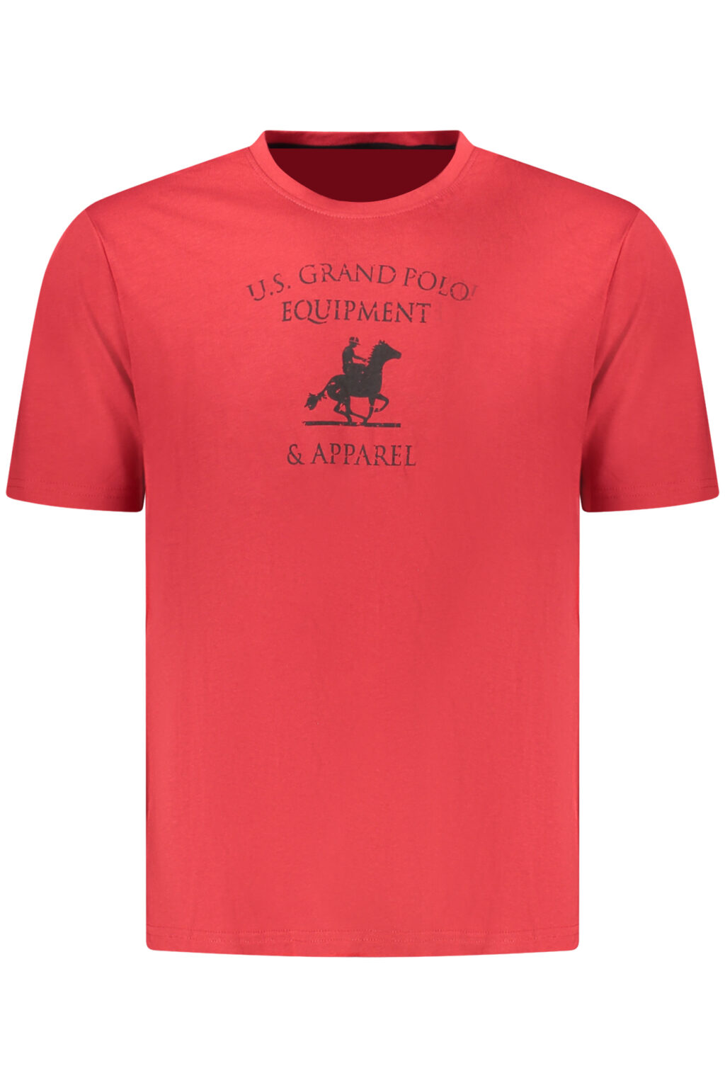 usgrandpolot-shirtmanichecorteuomorosso_1 US GRAND vyriški marškinėliai trumpomis rankovėmis, raudoni