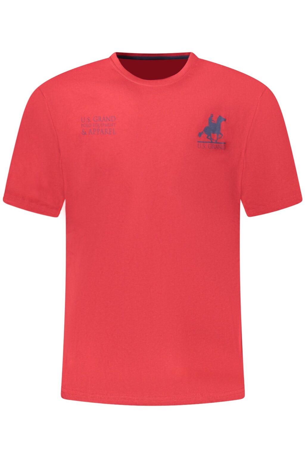 usgrandpolot-shirtmanichecorteuomorosso_1 US GRAND vyriški marškinėliai trumpomis rankovėmis, raudoni