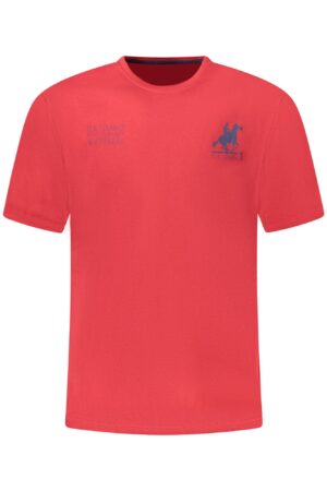 US GRAND MEN'S SHORT-SLEEVED RED T-SHIRT