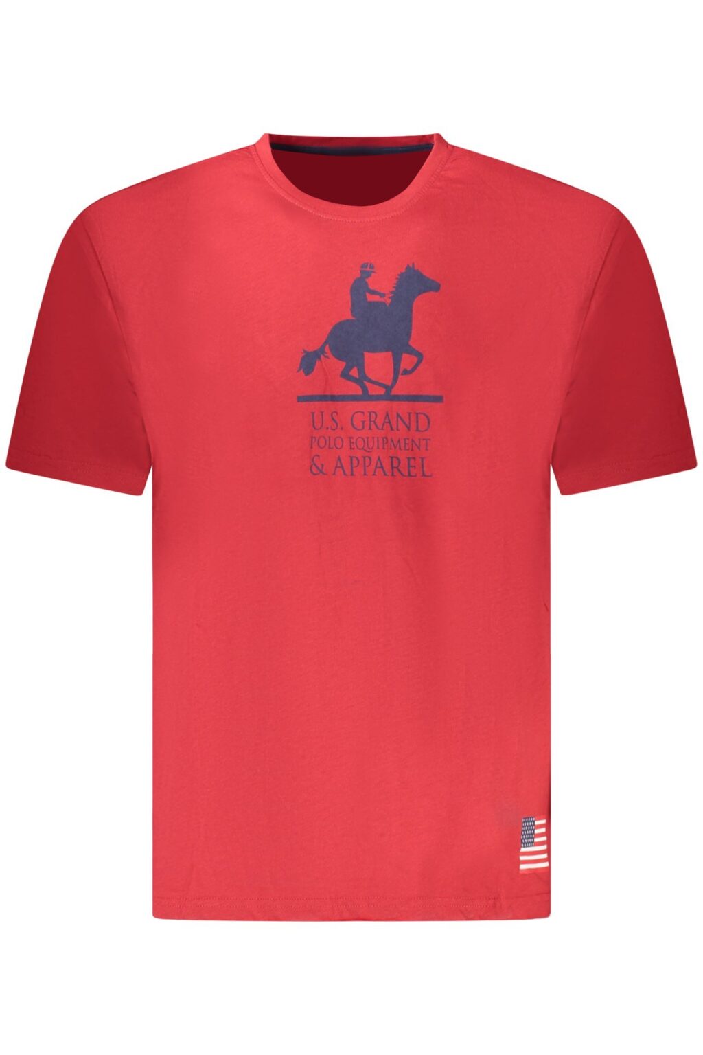 usgrandpolot-shirtmanichecorteuomorosso_1 US GRAND vyriški marškinėliai trumpomis rankovėmis, raudoni