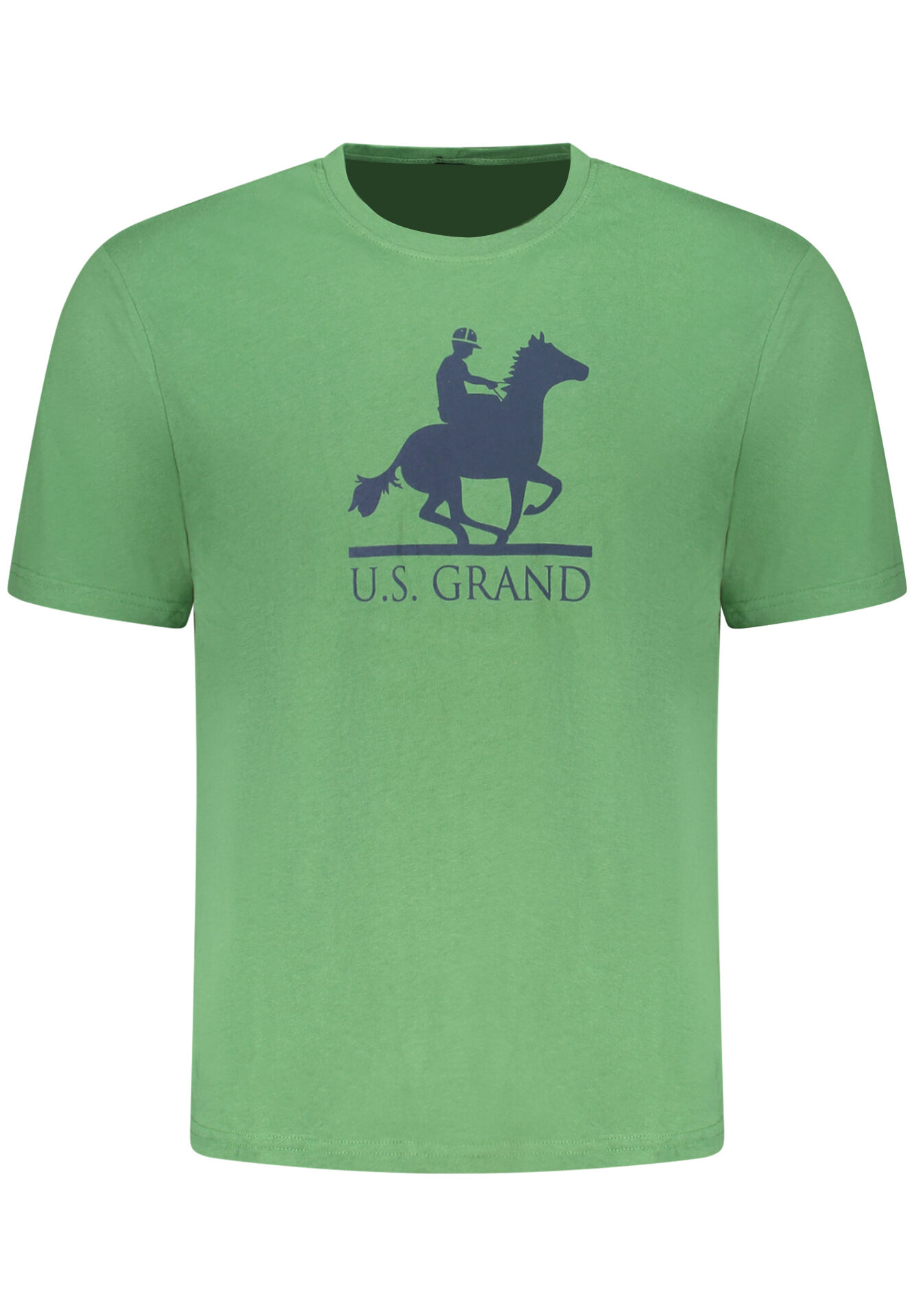 US GRAND MEN'S SHORT-SLEEVED GREEN T-SHIRT