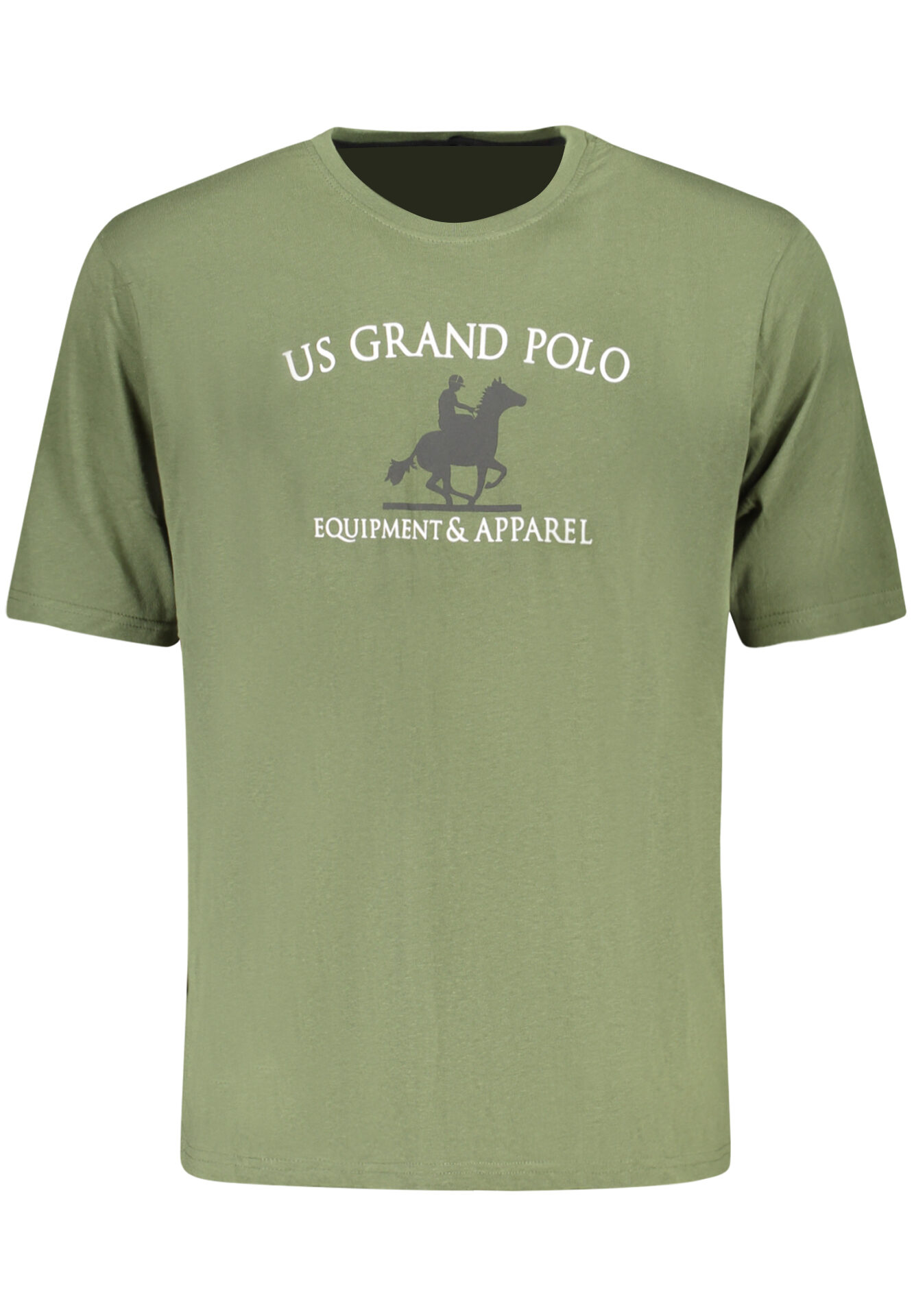 US GRAND MEN'S SHORT-SLEEVED GREEN T-SHIRT