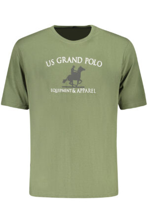 US GRAND MEN'S SHORT-SLEEVED GREEN T-SHIRT