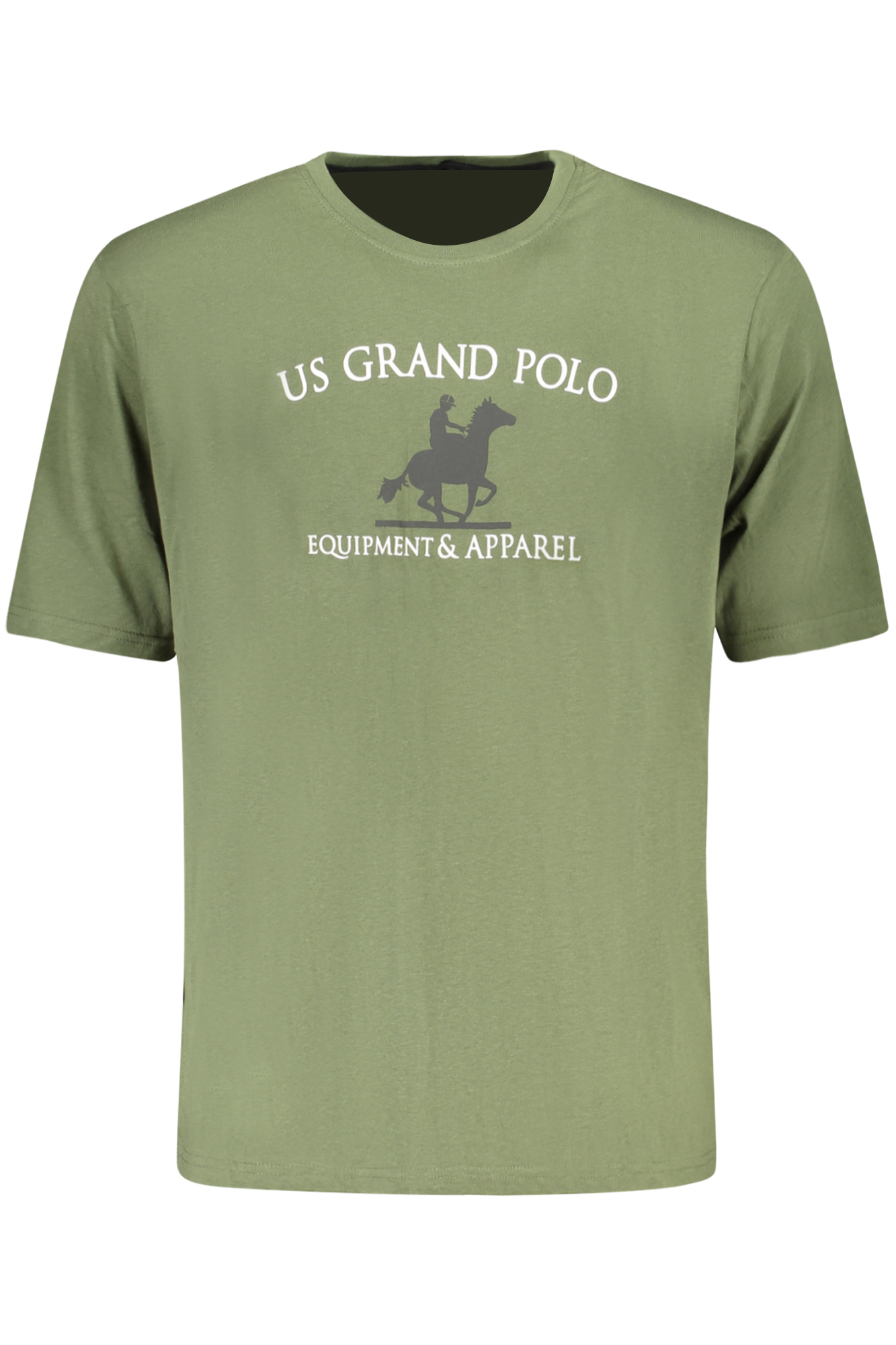 US GRAND MEN'S SHORT-SLEEVED GREEN T-SHIRT US GRAND MEN'S SHORT-SLEEVED GREEN T-SHIRT