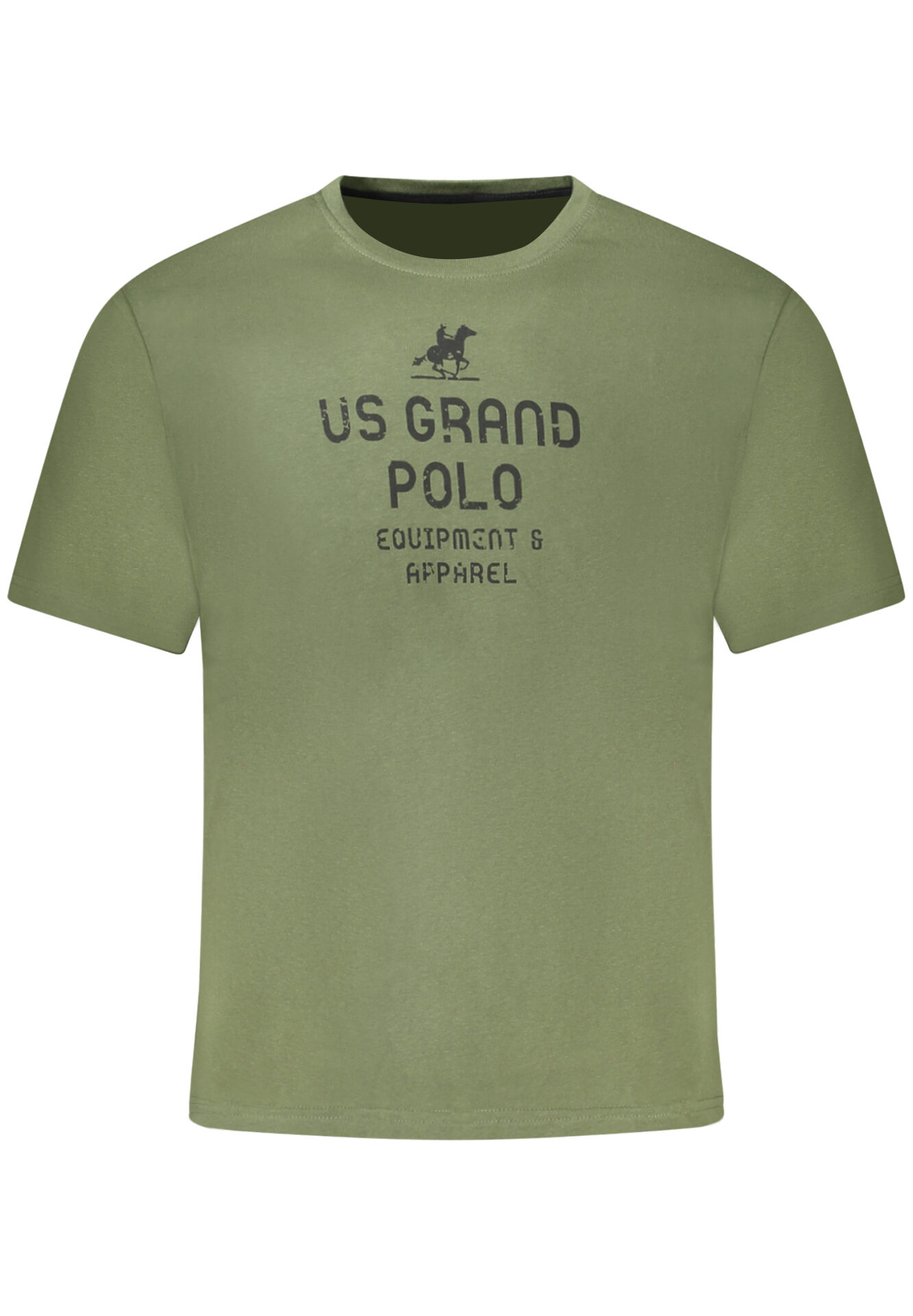 US GRAND MEN'S SHORT-SLEEVED GREEN T-SHIRT