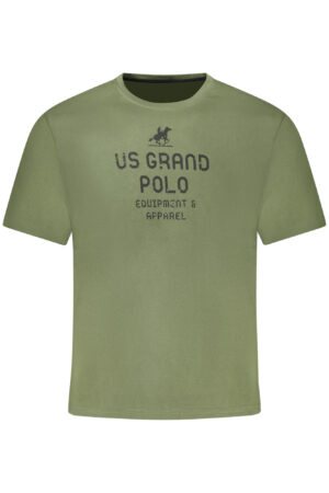 US GRAND MEN'S SHORT-SLEEVED GREEN T-SHIRT