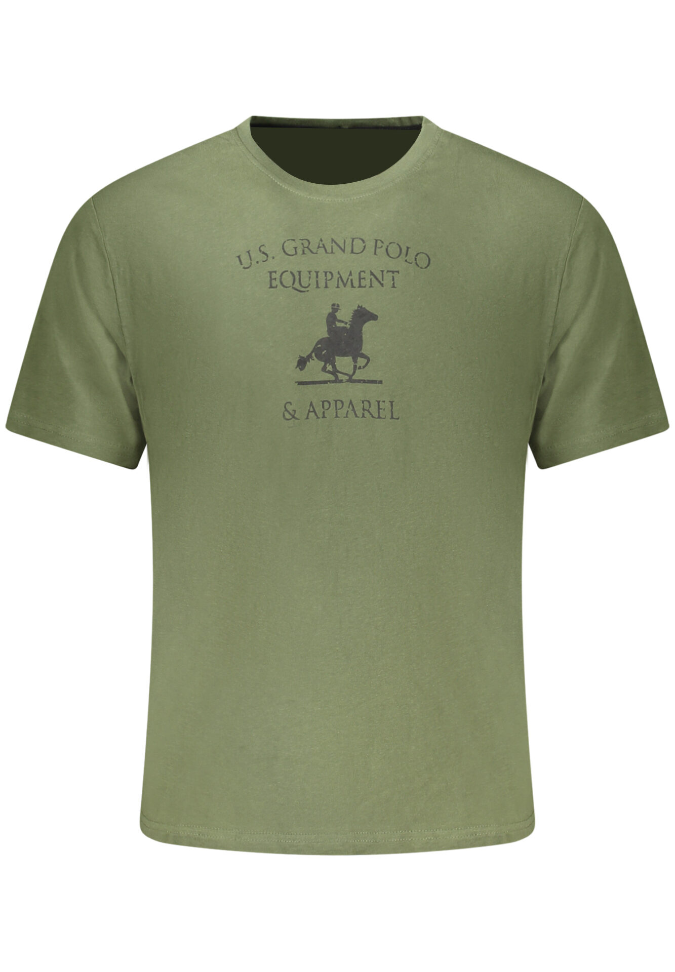 US GRAND MEN'S SHORT-SLEEVED GREEN T-SHIRT