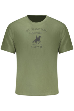 US GRAND MEN'S SHORT-SLEEVED GREEN T-SHIRT