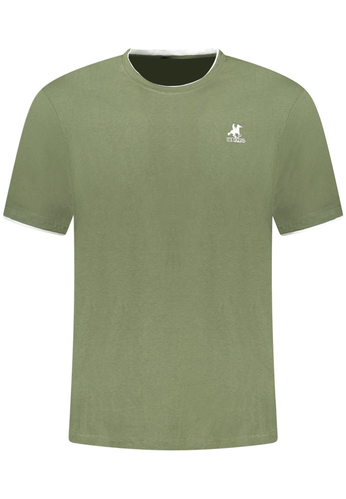 US GRAND MEN'S SHORT-SLEEVED GREEN T-SHIRT