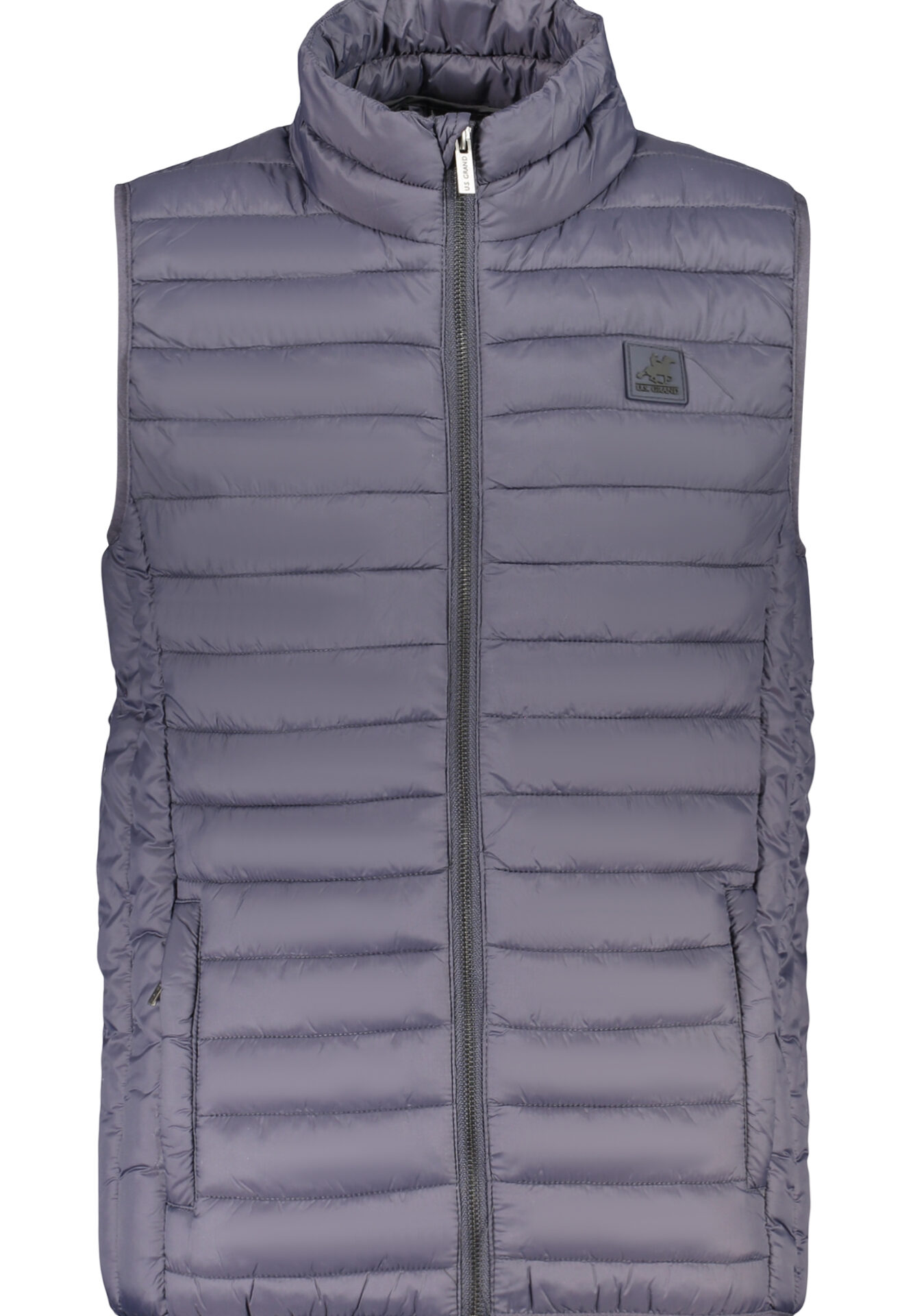 US GRAND MEN'S BLUE SLEEVELESS JACKET