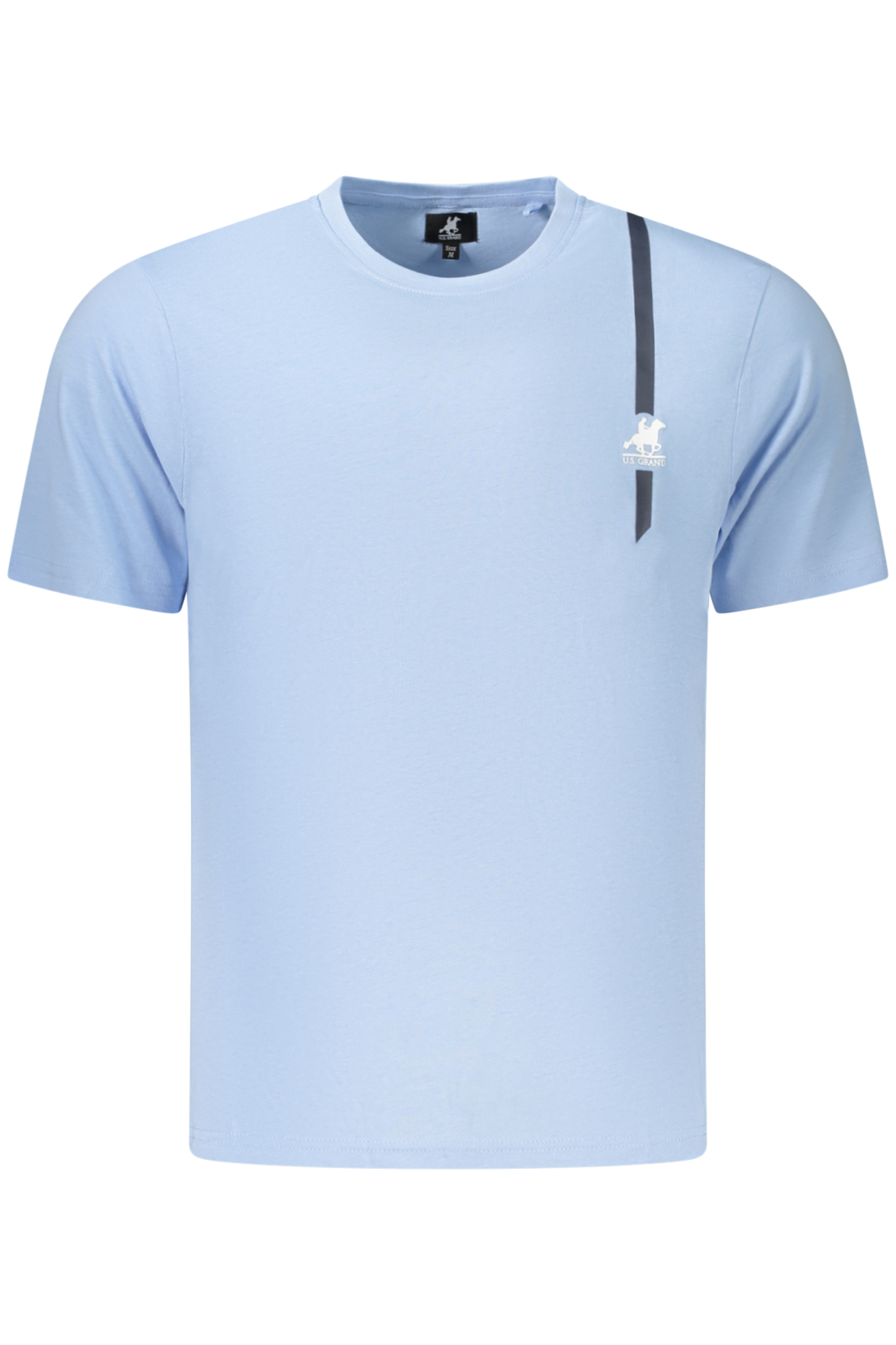 US GRAND MEN'S SHORT-SLEEVE T-SHIRT, BLUE US GRAND MEN'S SHORT-SLEEVE T-SHIRT, BLUE