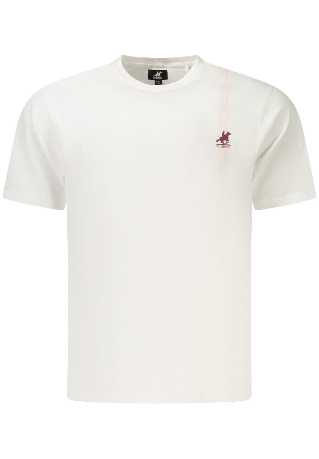 US GRAND MEN'S SHORT-SLEEVE T-SHIRT WHITE