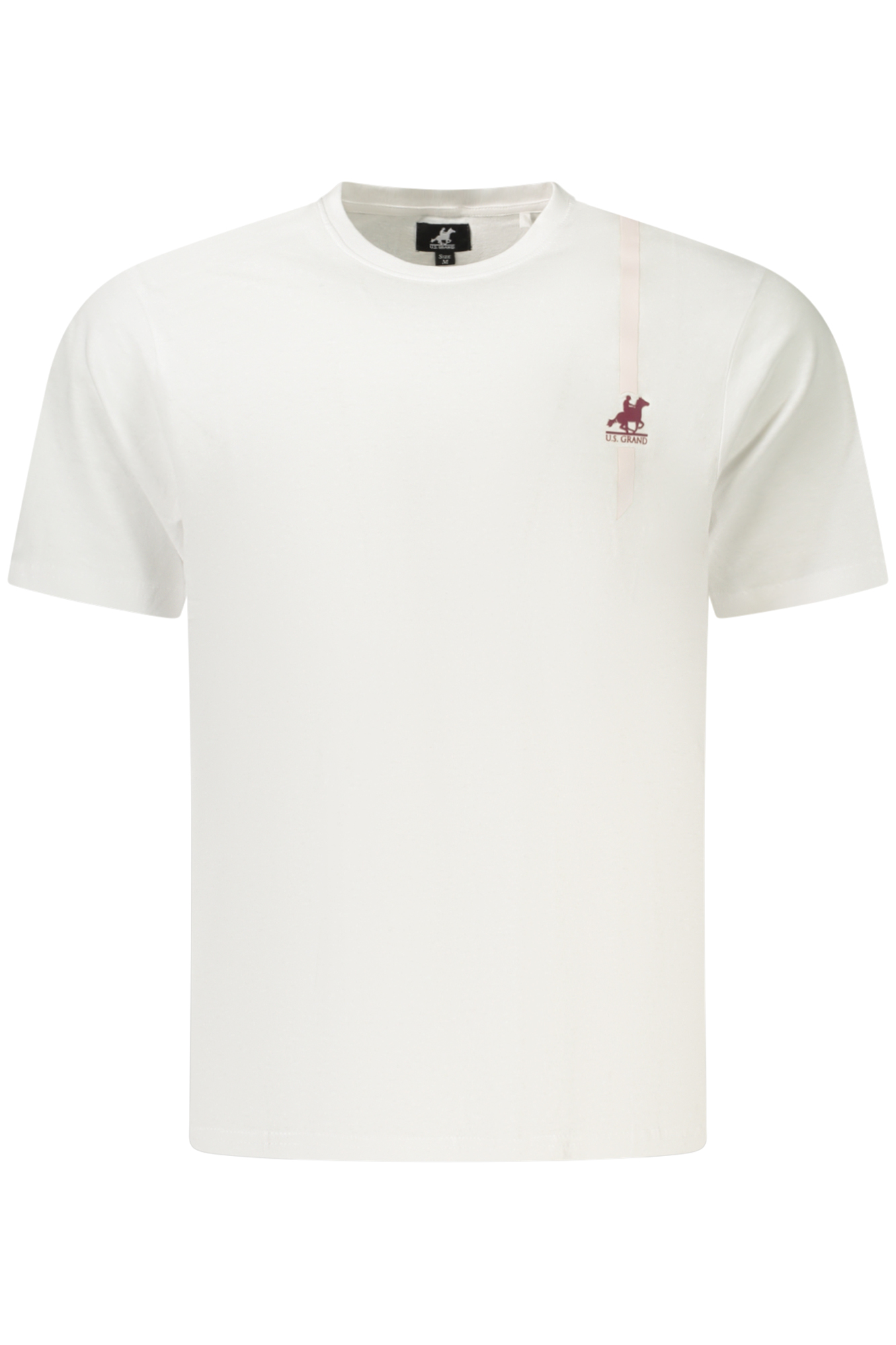 US GRAND MEN'S SHORT-SLEEVE T-SHIRT WHITE US GRAND MEN'S SHORT-SLEEVE T-SHIRT WHITE