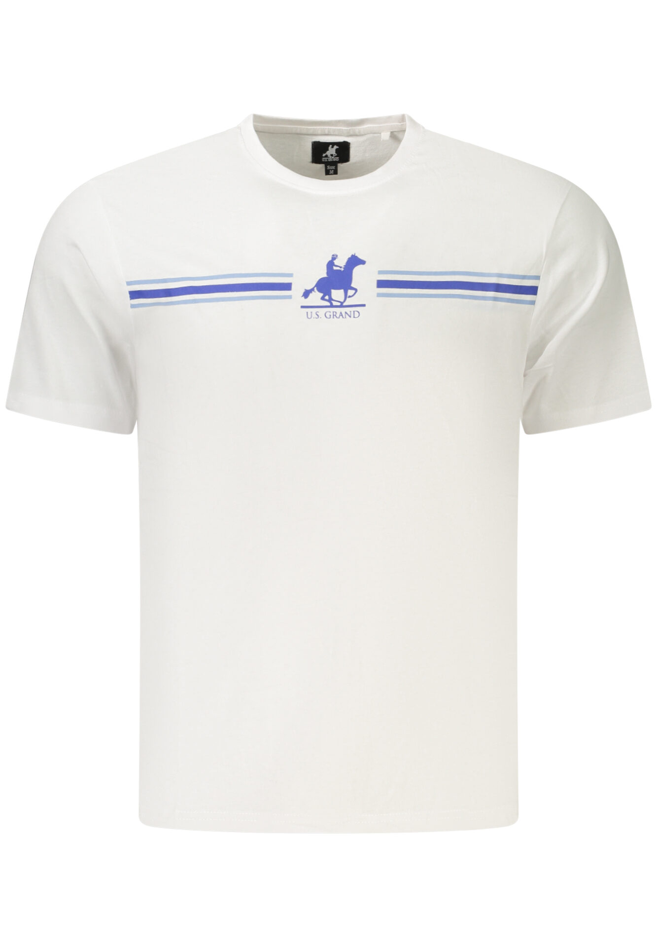 US GRAND MEN'S SHORT-SLEEVE T-SHIRT WHITE