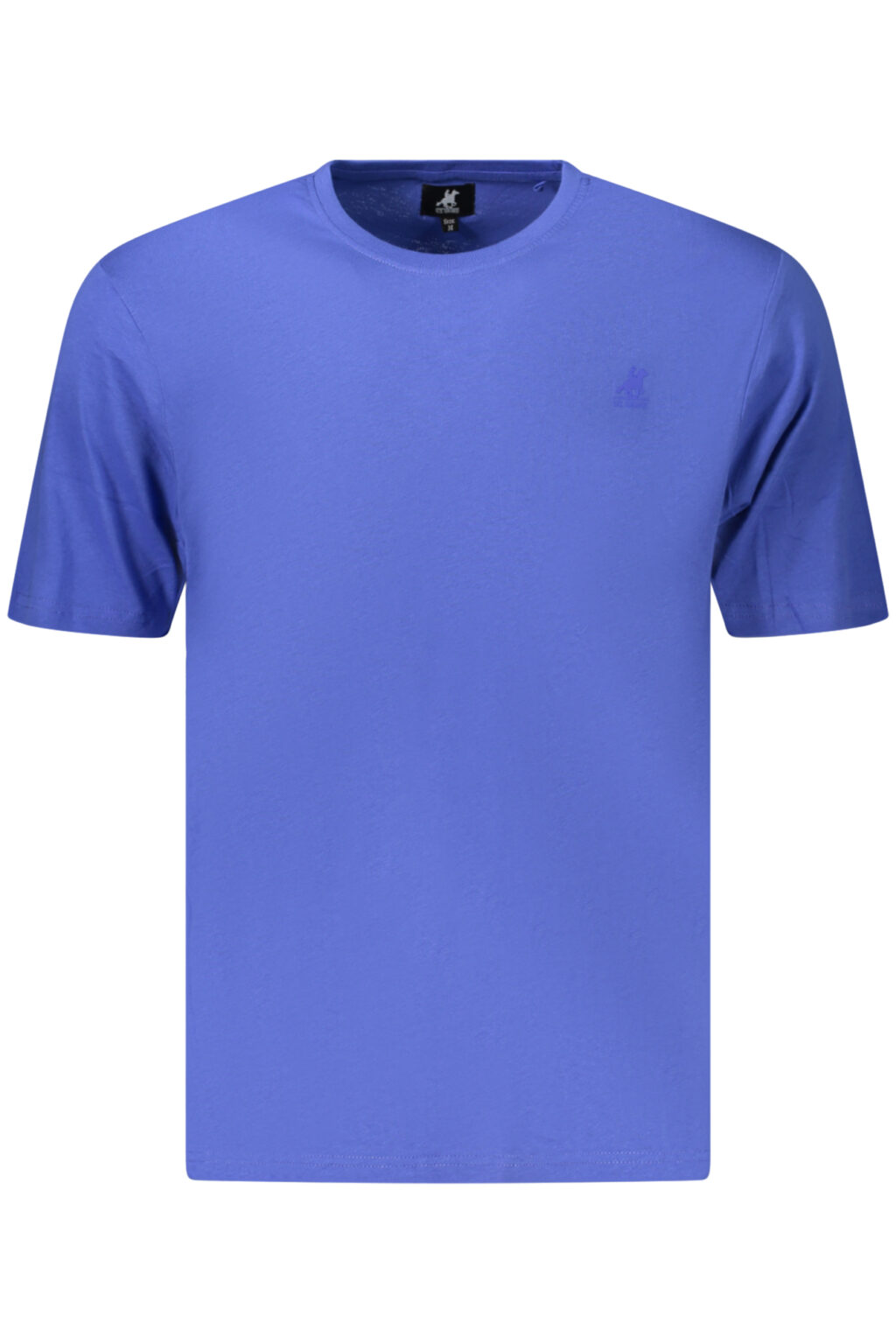 usgrandt-shirtmanichecorteuomoblu_1 US GRAND mėlyni vyriški marškinėliai trumpomis rankovėmis