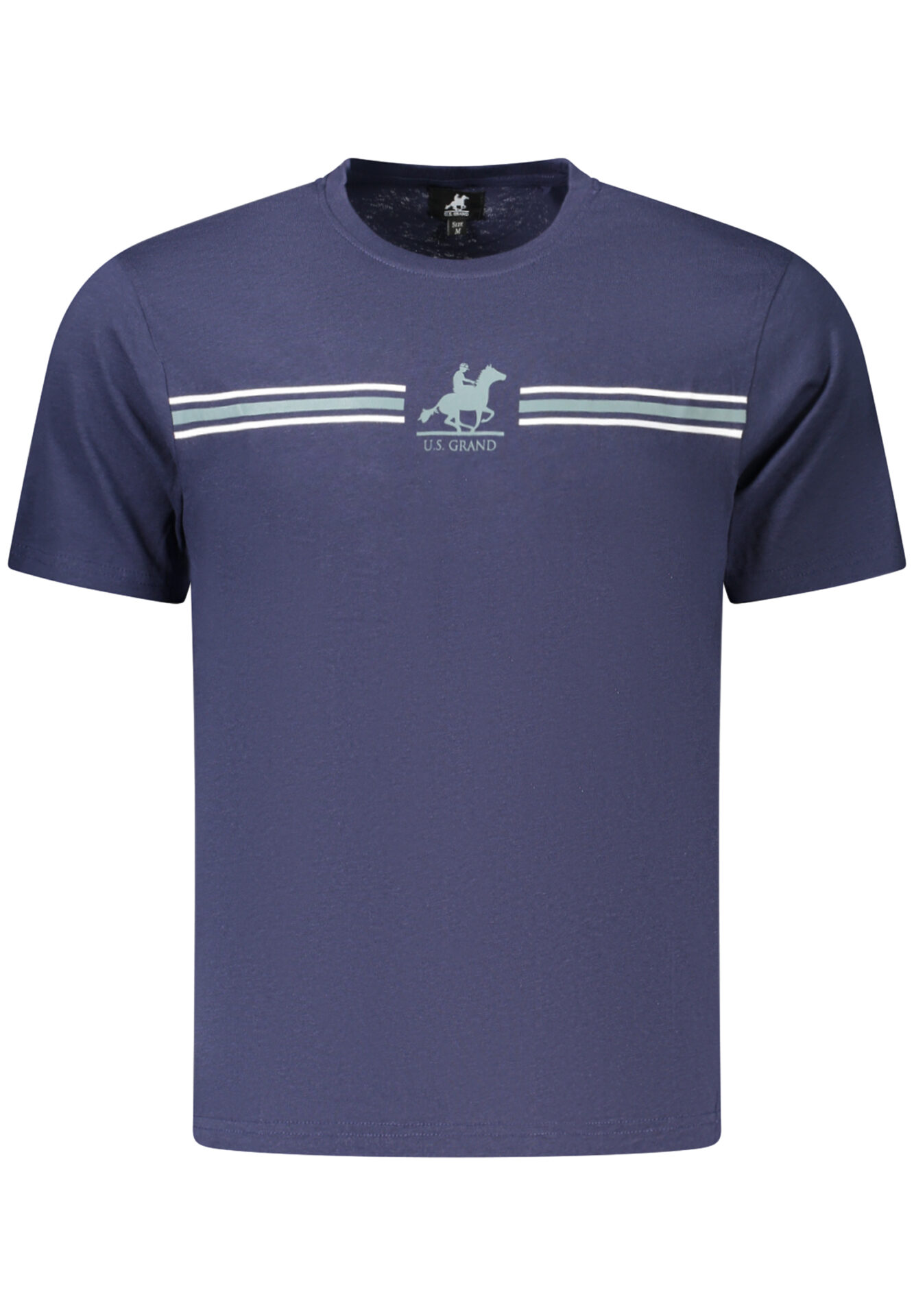 US GRAND MEN'S SHORT-SLEEVE T-SHIRT BLUE