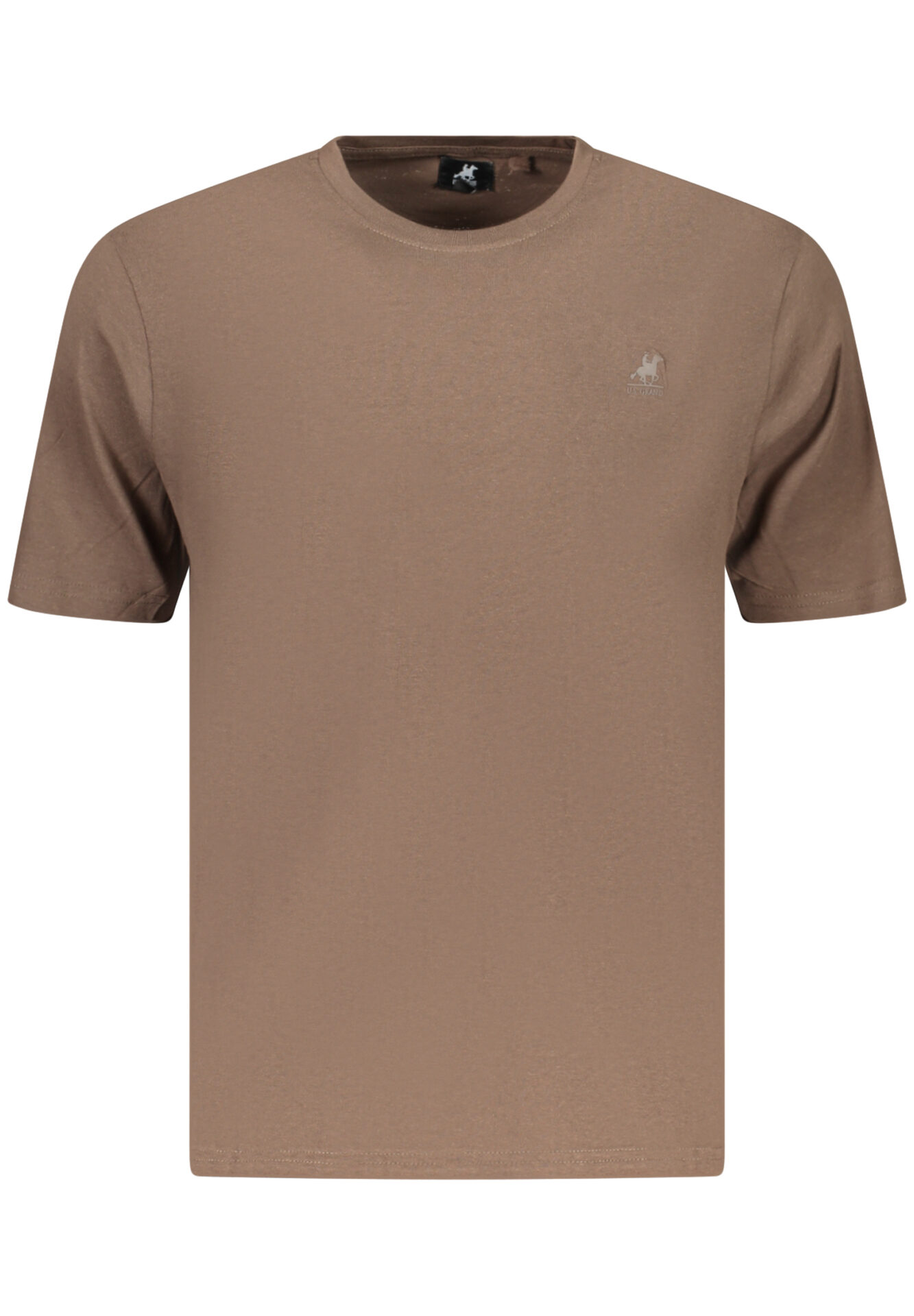US GRAND MEN'S SHORT-SLEEVE T-SHIRT BROWN