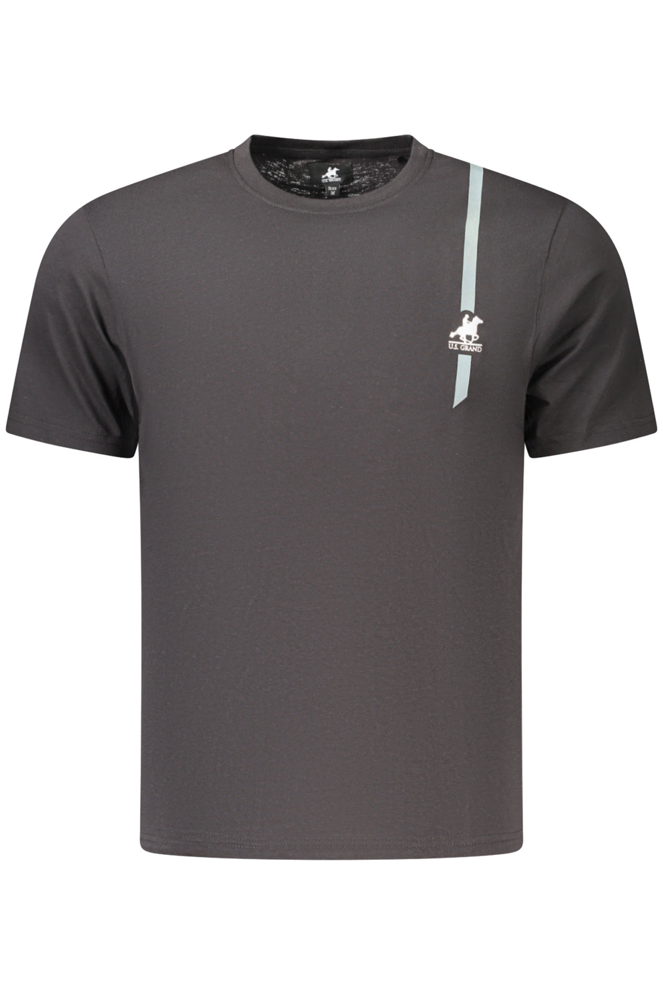 US GRAND MEN'S BLACK SHORT-SLEEVE T-SHIRT US GRAND MEN'S BLACK SHORT-SLEEVE T-SHIRT