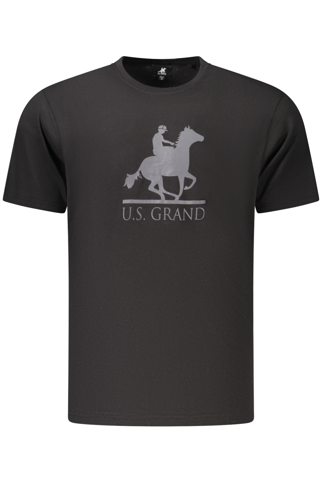 US GRAND MEN'S BLACK SHORT-SLEEVE T-SHIRT US GRAND MEN'S BLACK SHORT-SLEEVE T-SHIRT