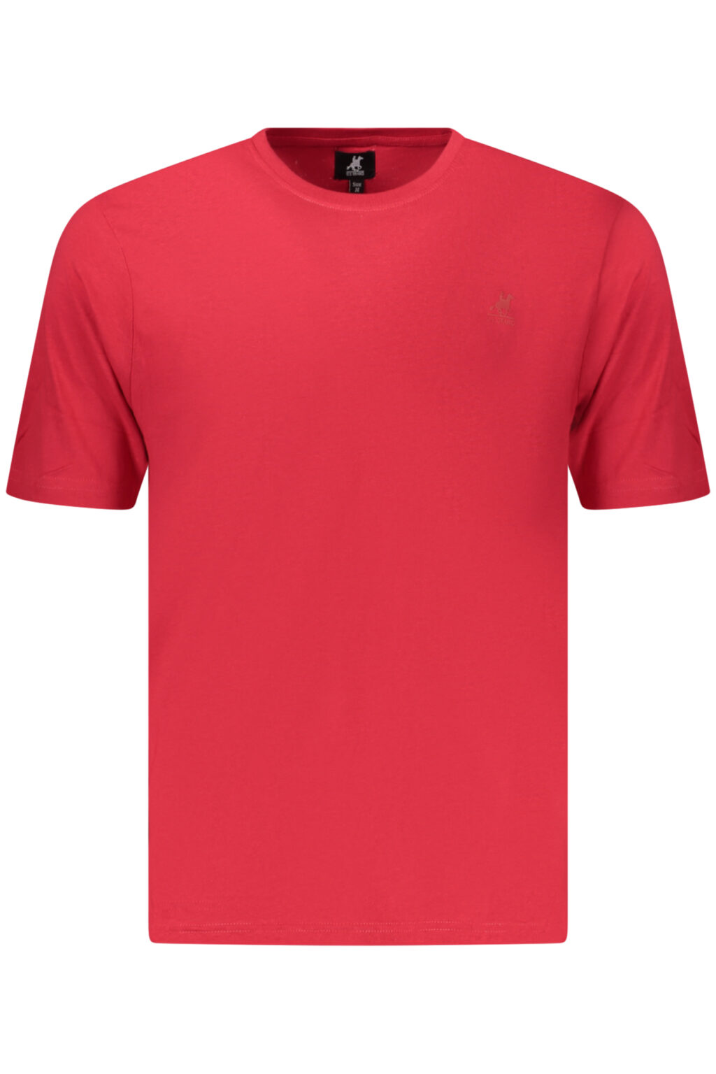 usgrandt-shirtmanichecorteuomorosso_1 US GRAND raudoni vyriški marškinėliai trumpomis rankovėmis