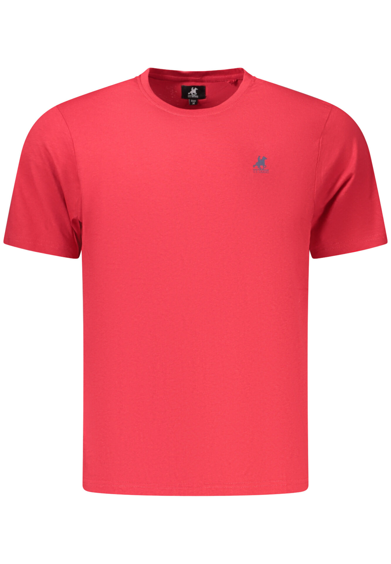 US GRAND MEN'S SHORT-SLEEVED RED T-SHIRT
