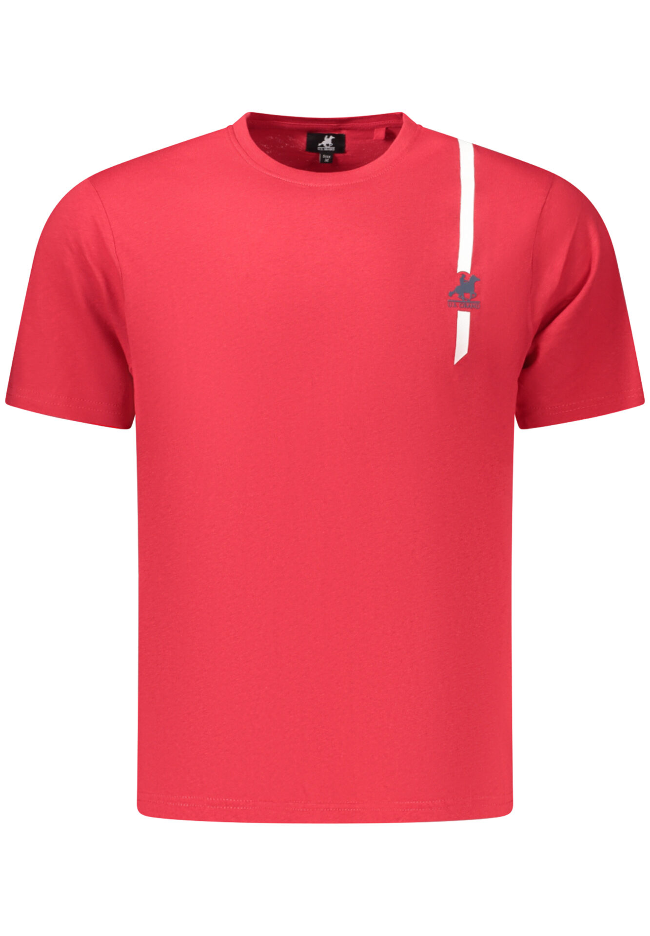 US GRAND MEN'S SHORT-SLEEVED RED T-SHIRT