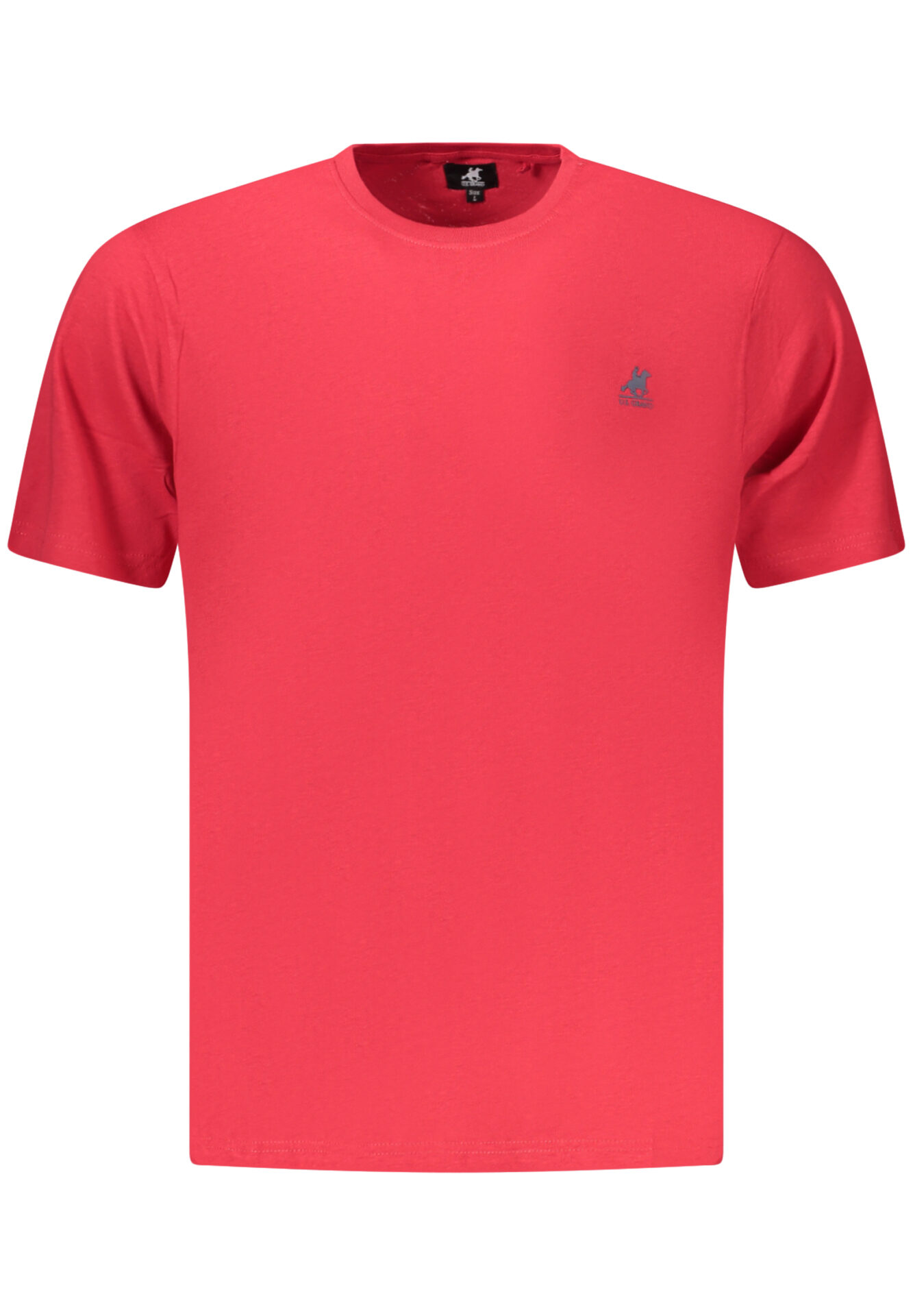 US GRAND MEN'S SHORT-SLEEVED RED T-SHIRT