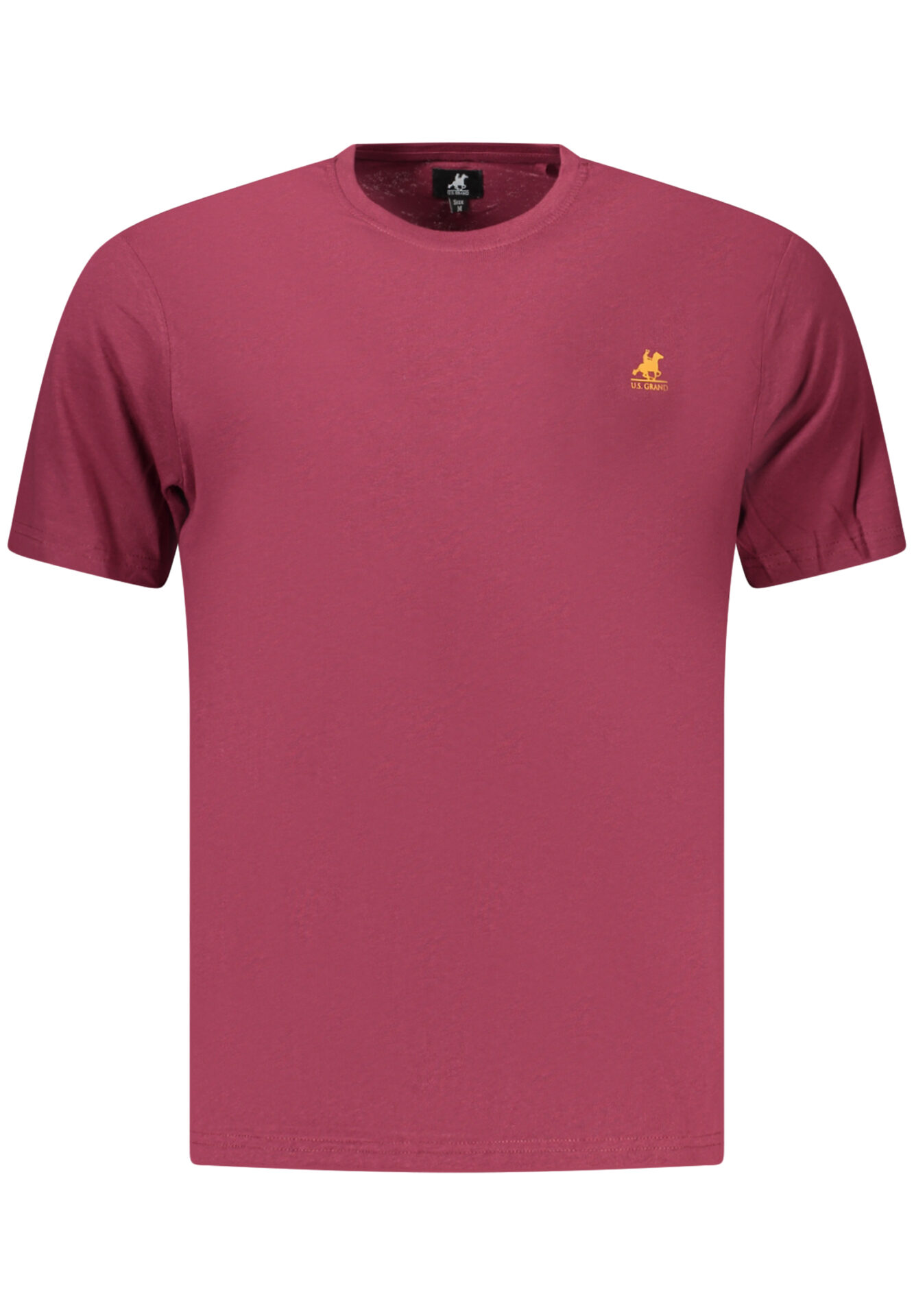 US GRAND MEN'S SHORT-SLEEVED RED T-SHIRT