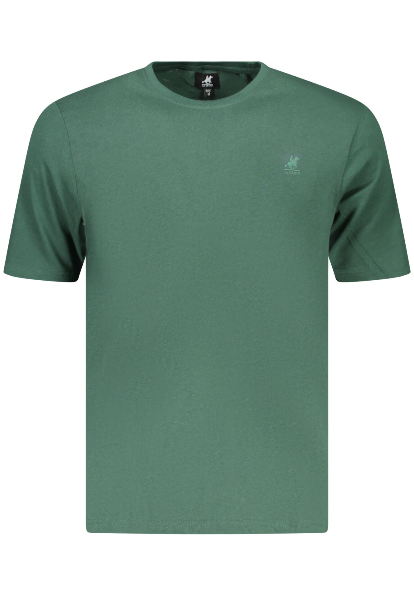 US GRAND MEN'S SHORT-SLEEVED GREEN T-SHIRT