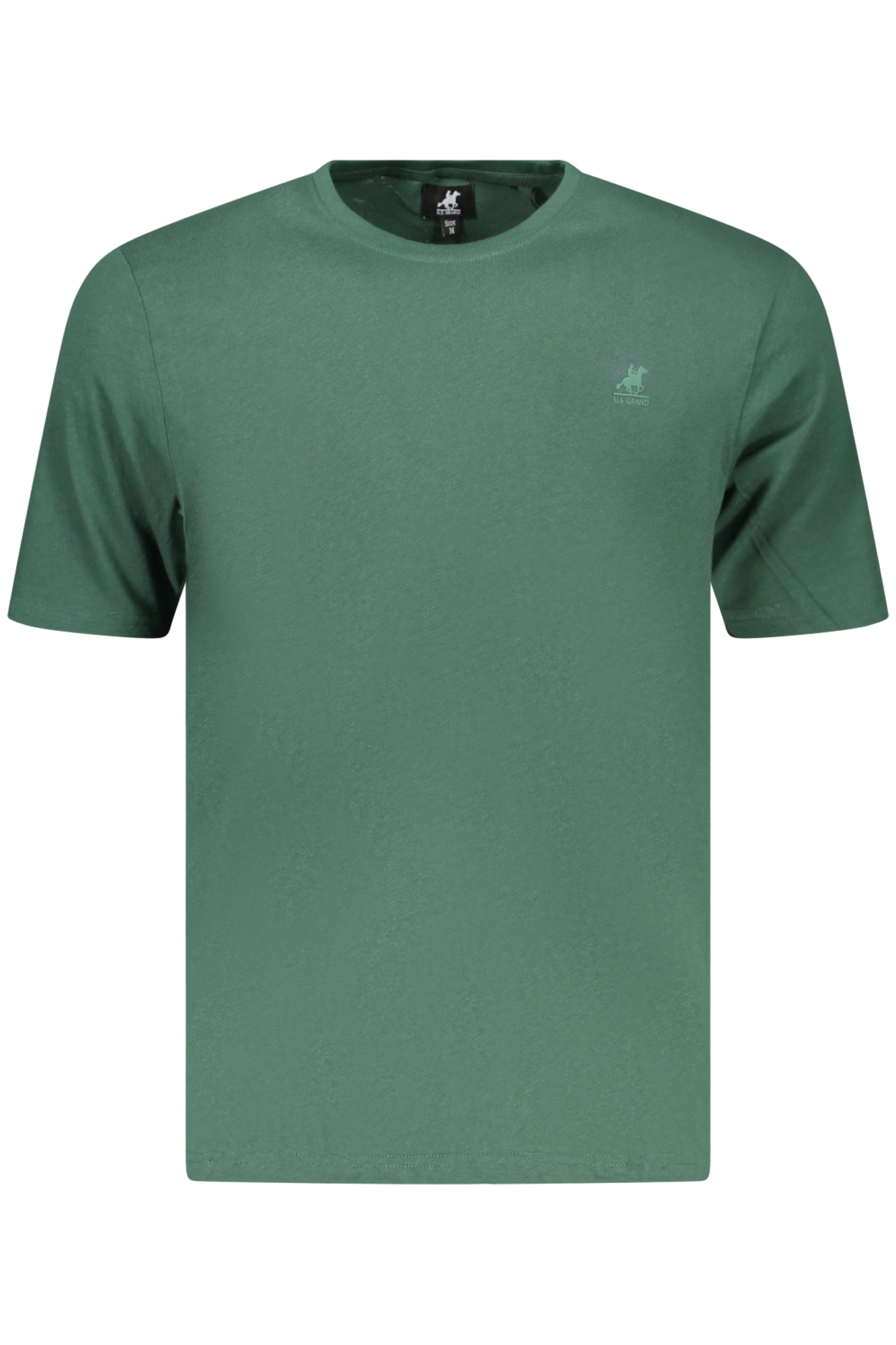 US GRAND MEN'S SHORT-SLEEVED GREEN T-SHIRT US GRAND MEN'S SHORT-SLEEVED GREEN T-SHIRT