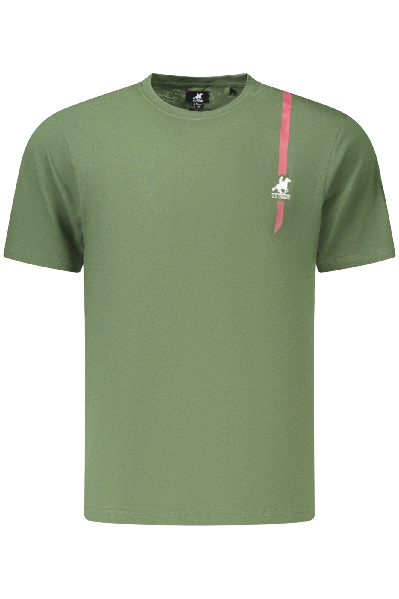 US GRAND MEN'S SHORT-SLEEVED GREEN T-SHIRT US GRAND MEN'S SHORT-SLEEVED GREEN T-SHIRT
