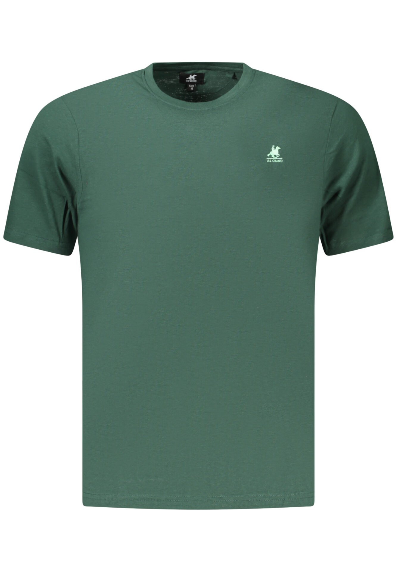 US GRAND MEN'S SHORT-SLEEVED GREEN T-SHIRT