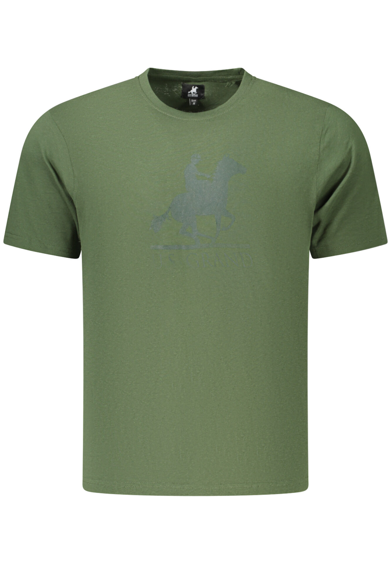 US GRAND MEN'S SHORT-SLEEVED GREEN T-SHIRT