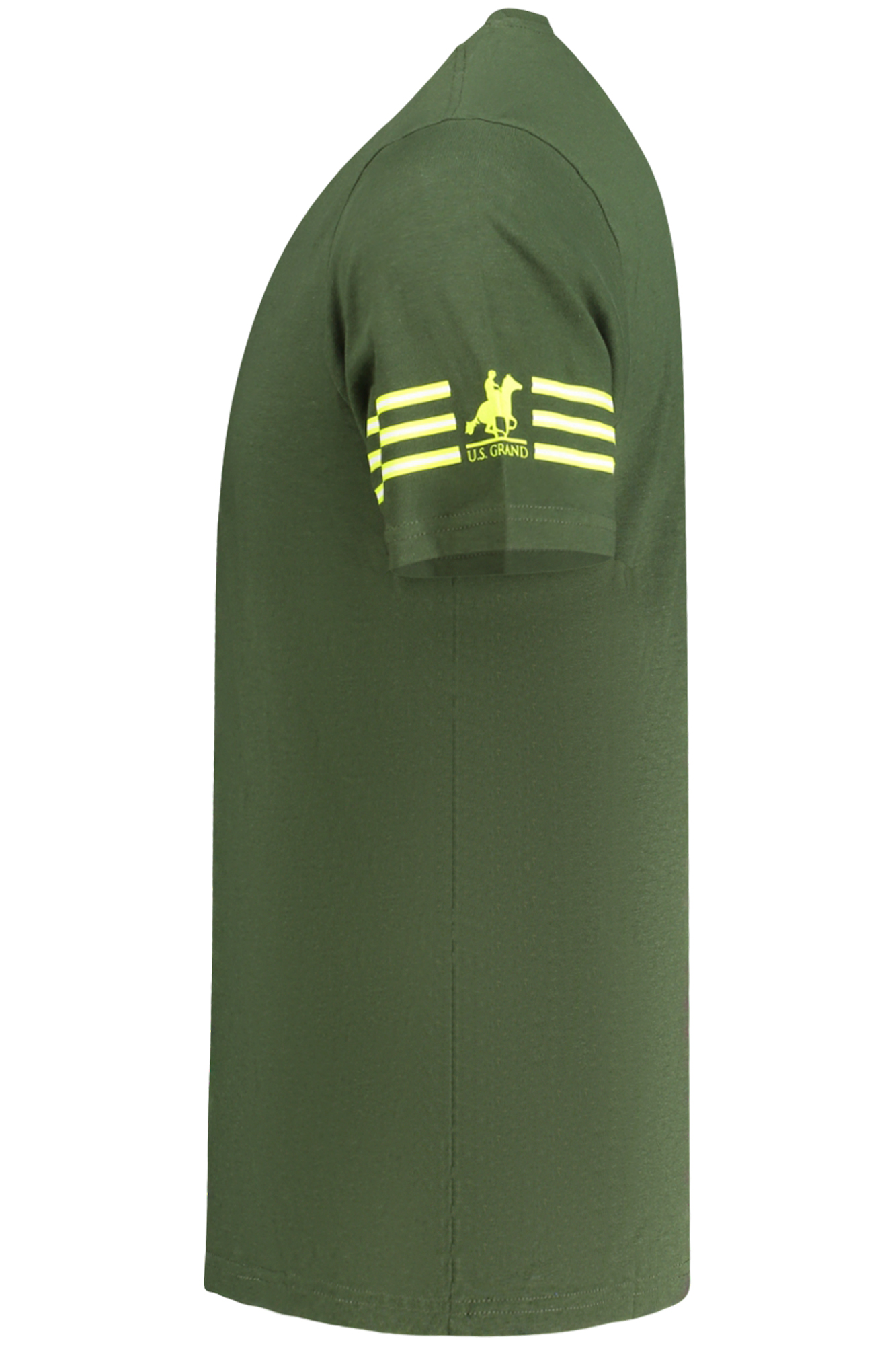 US GRAND MEN'S SHORT-SLEEVED GREEN T-SHIRT US GRAND MEN'S SHORT-SLEEVED GREEN T-SHIRT - Image 3