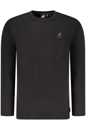 US GRAND MEN'S LONG-SLEEVED BLACK T-SHIRT
