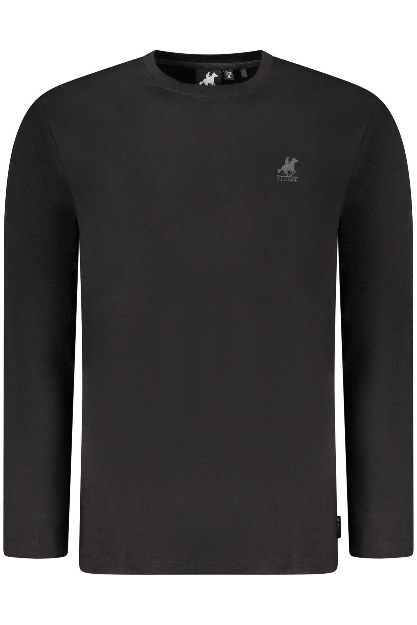 US GRAND MEN'S LONG-SLEEVED BLACK T-SHIRT US GRAND MEN'S LONG-SLEEVED BLACK T-SHIRT