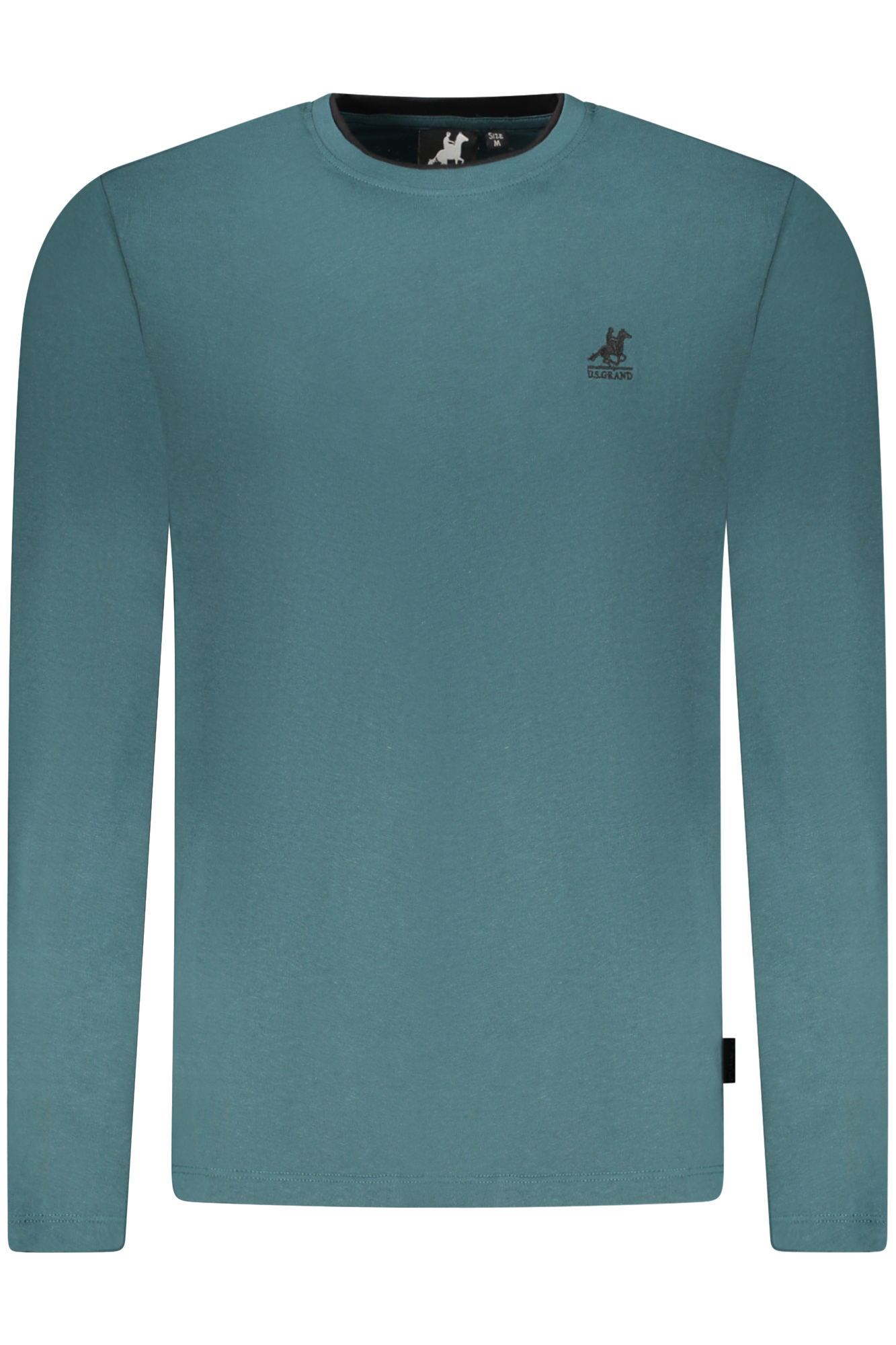 US GRAND MEN'S LONG-SLEEVED GREEN T-SHIRT US GRAND MEN'S LONG-SLEEVED GREEN T-SHIRT