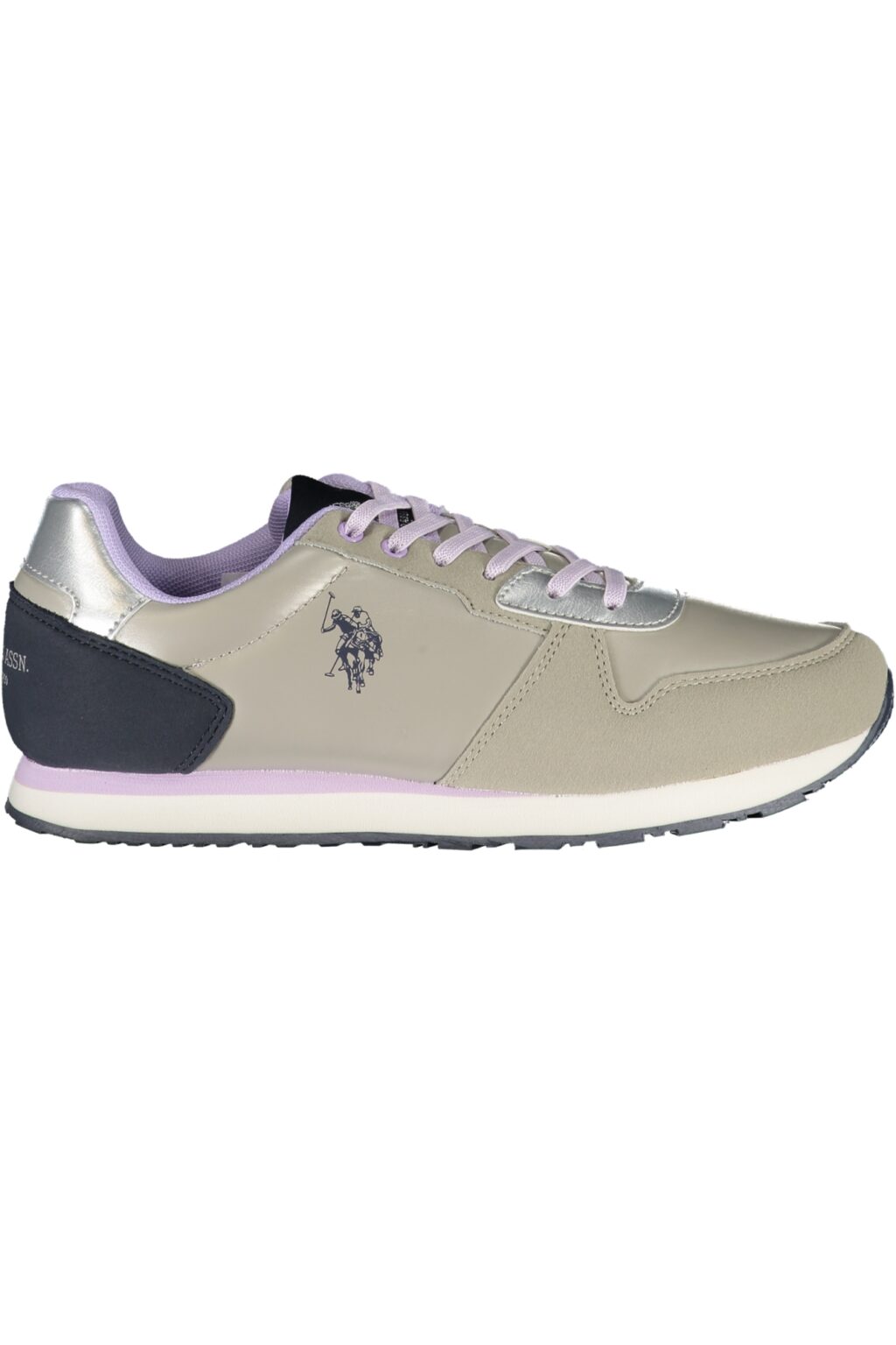 US POLO ASSN. sidabrinė moteriška sportinė avalynė
