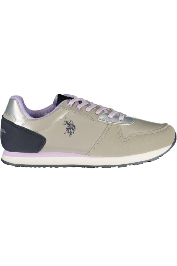 US POLO ASSN. sidabrinė moteriška sportinė avalynė