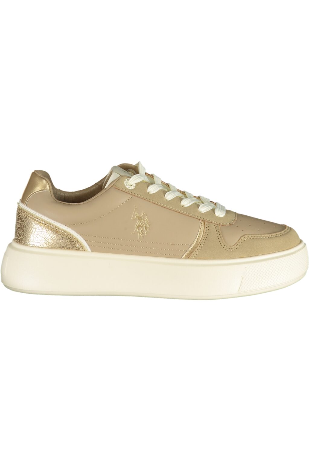 US POLO ASSN. smėlio spalvos moteriški laisvalaikio batai