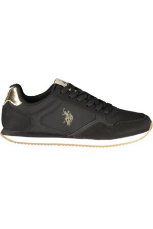 US POLO ASSN. juodi moteriški laisvalaikio batai