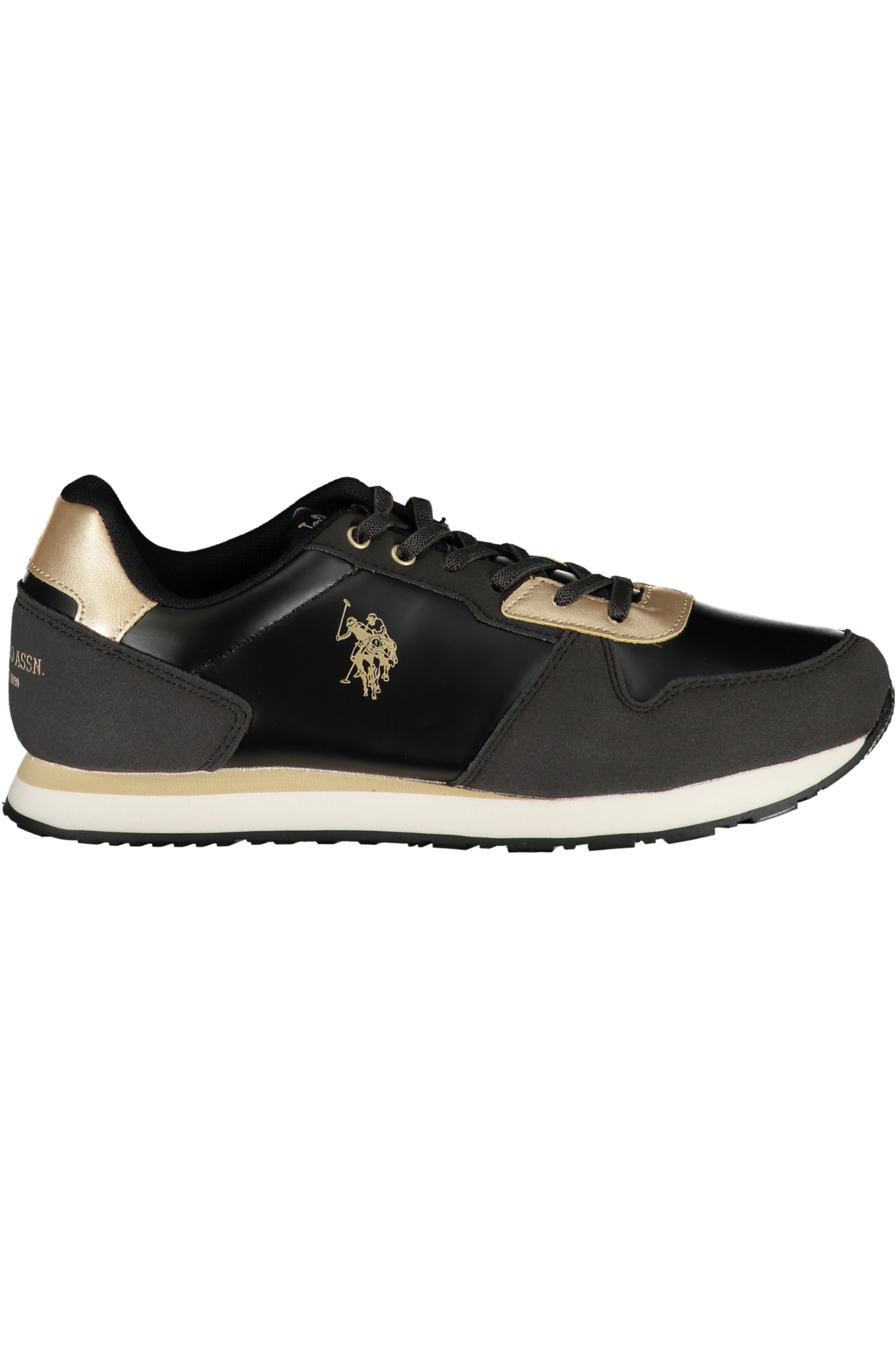 US POLO ASSN. juoda moteriška sportinė avalynė US POLO ASSN. juoda moteriška sportinė avalynė